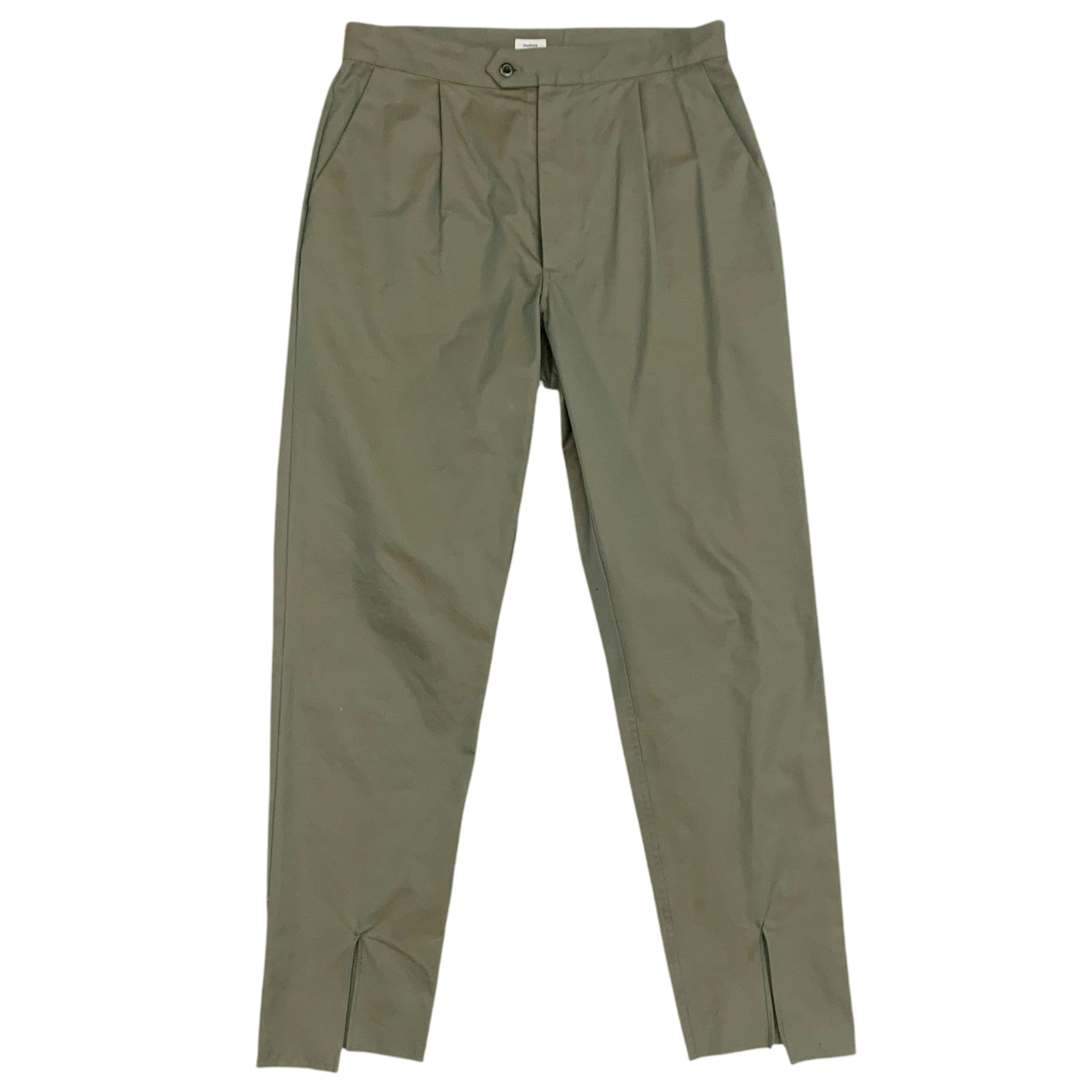 Blurhms Pleated Trousers Olive (Size 32”)