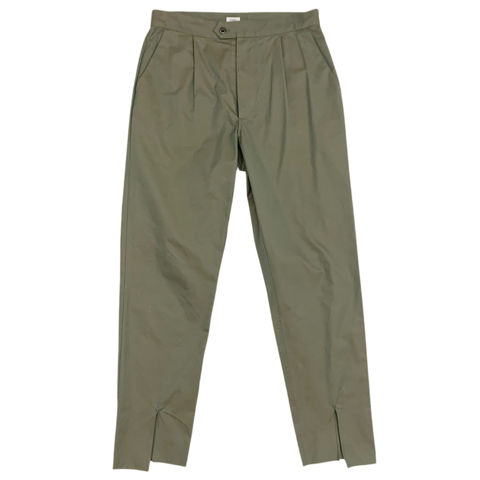 Blurhms Pleated Trousers Olive (Size 32”)