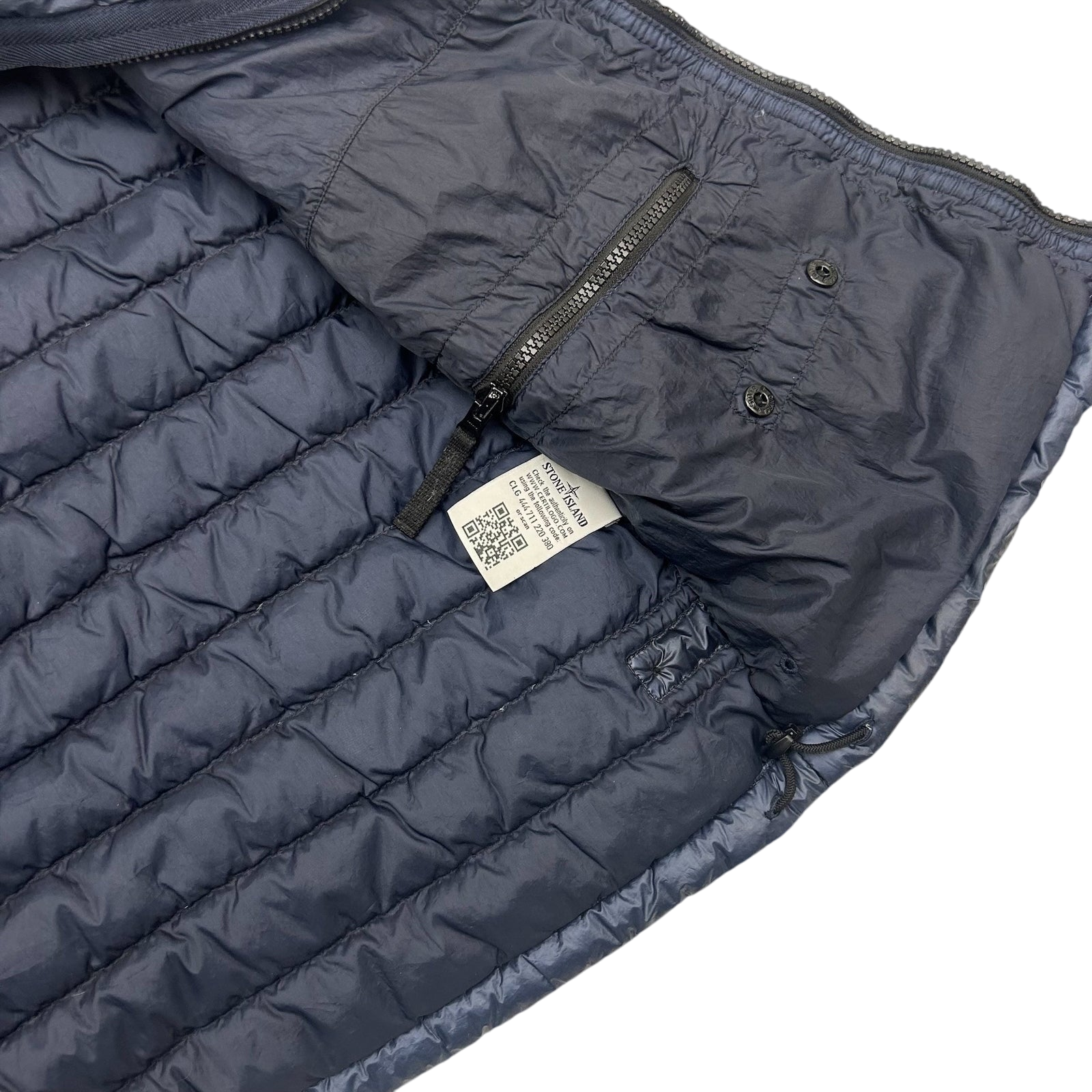 Stone Island Garment Dyed Down Gilet Navy (Fits S/M)