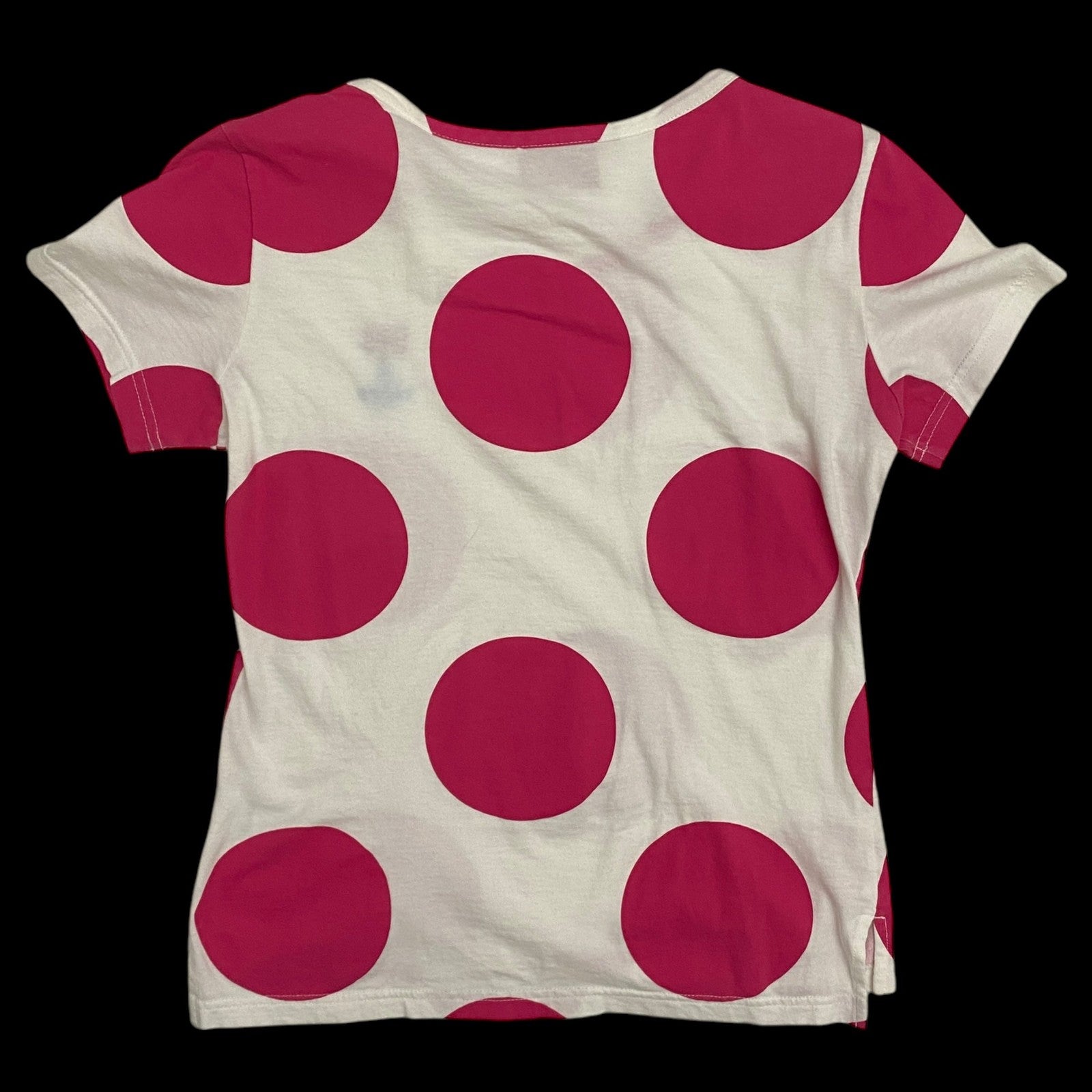 Vivienne Westwood Red Label Vintage Polka Dot T-Shirt Pink (Fits S-M Womens)
