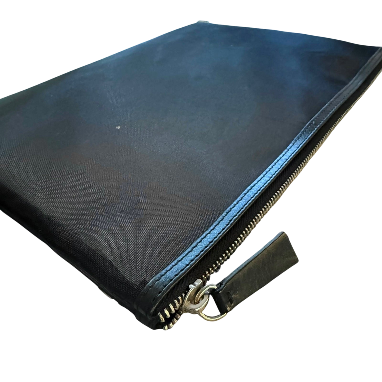 Kenzo Black / Green Mesh Clutch Bag