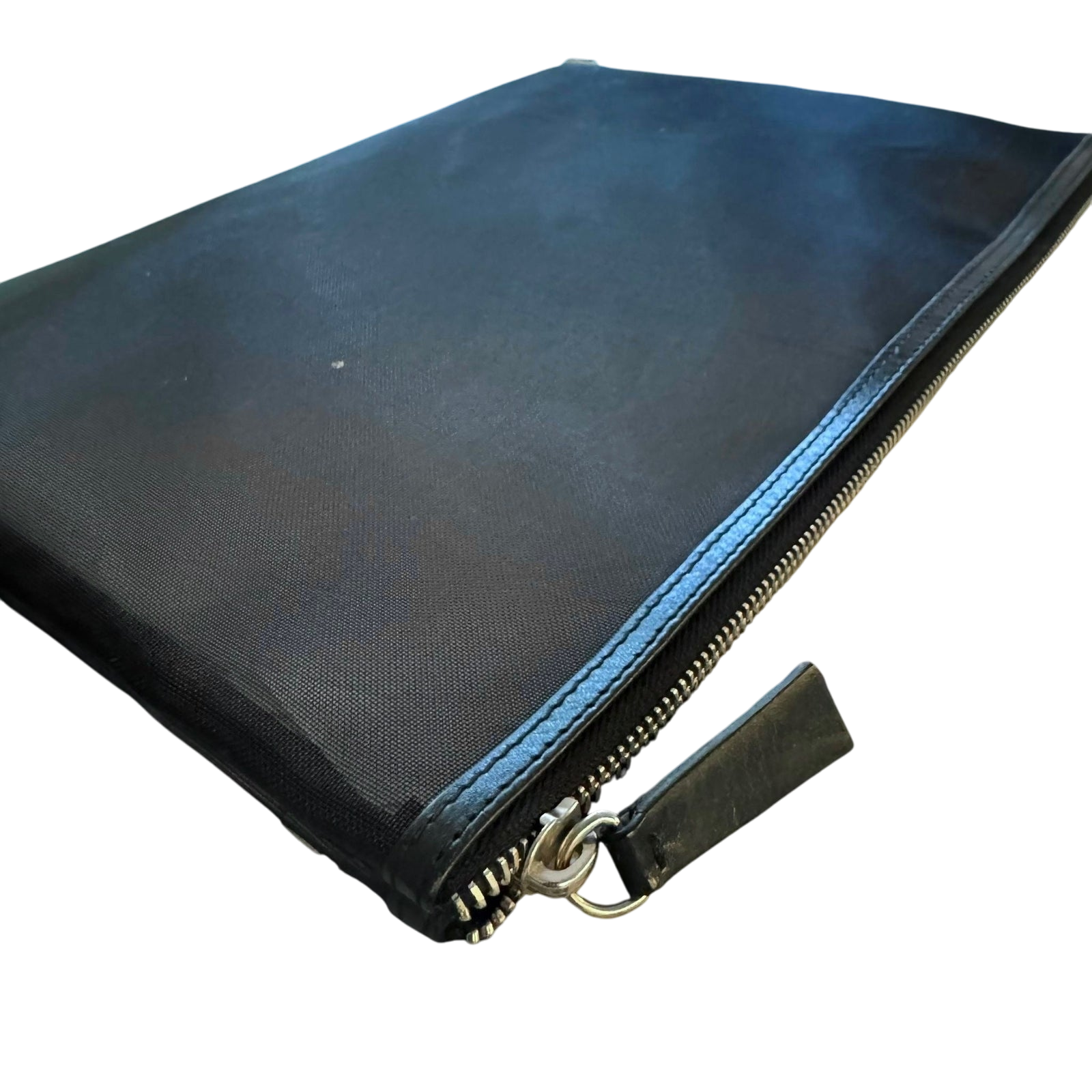 Kenzo Black / Green Mesh Clutch Bag