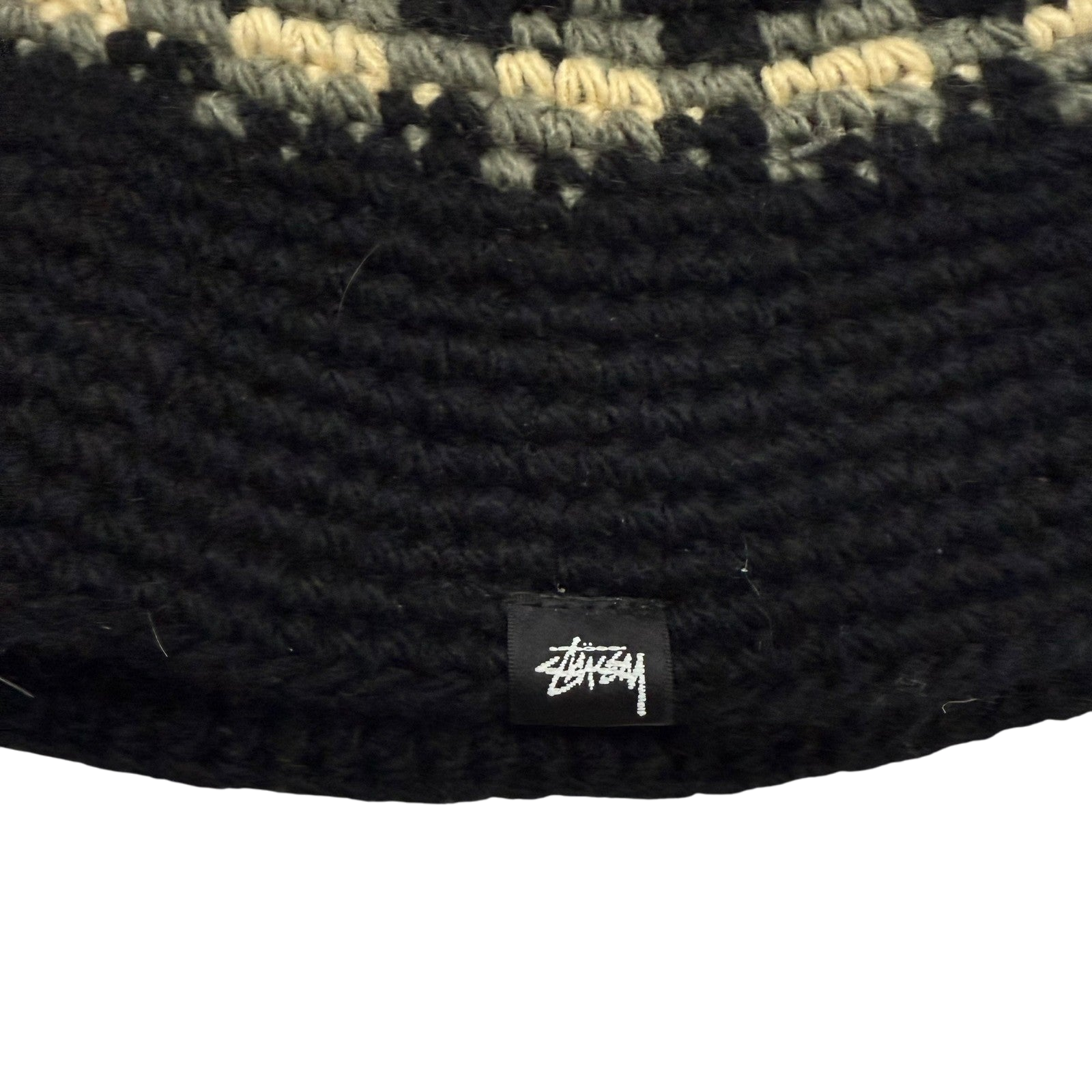 Stussy Japan AW22 Fairisle Bucket Hat Black