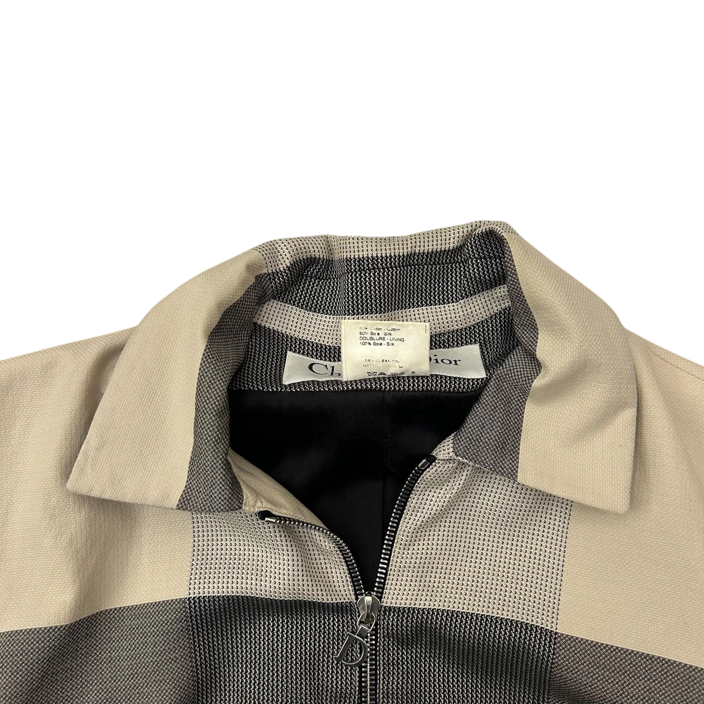 Dior Vintage Women’s Checkered Cropped Jacket (Size S-M Womens)