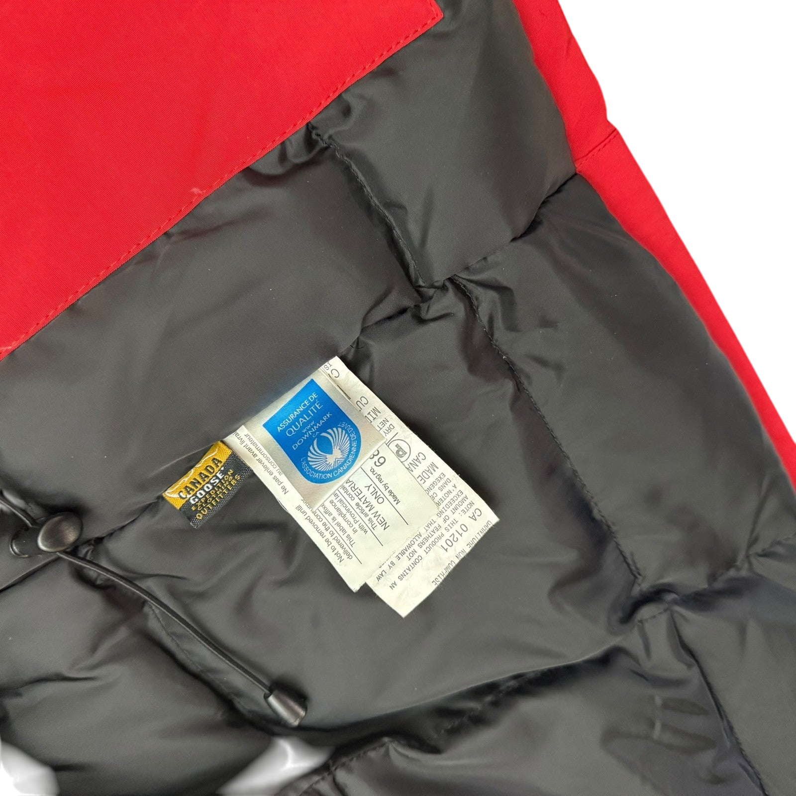 Canada Goose Vintage Expedition Down Fur-Trim Parka Red (Fits M-L)