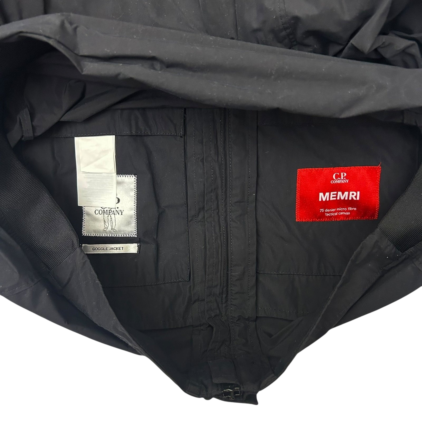 C.P. Company Memri Goggle Nylon Jacket Black (Fits L-XL)