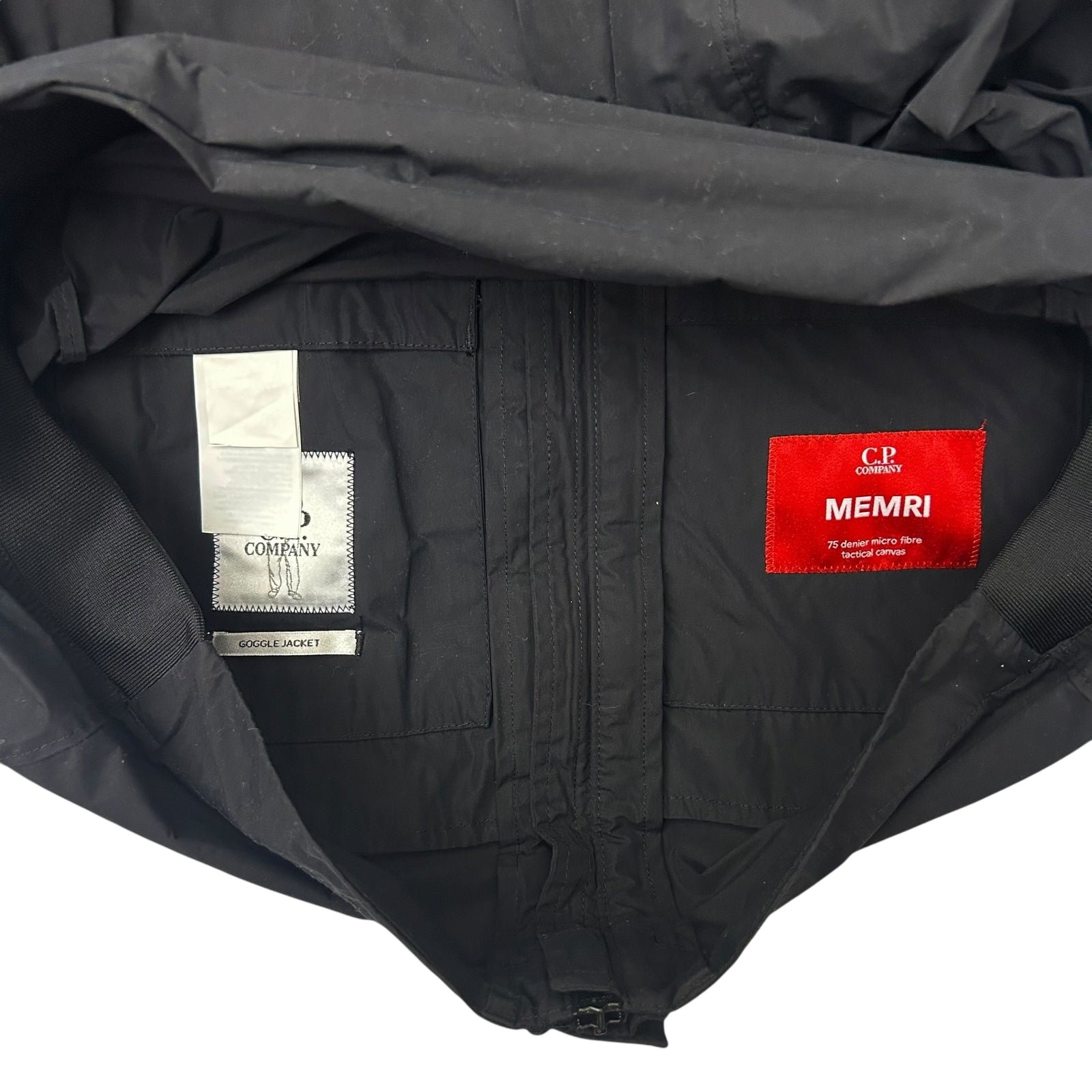 C.P. Company Memri Goggle Nylon Jacket Black (Fits L-XL)