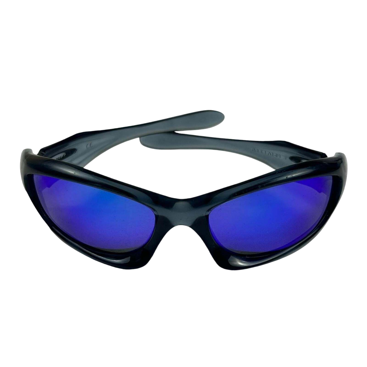 Vintage Oakley Monster Dog Crystal Black (with blue lens)