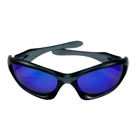 Vintage Oakley Monster Dog Crystal Black (with blue lens)