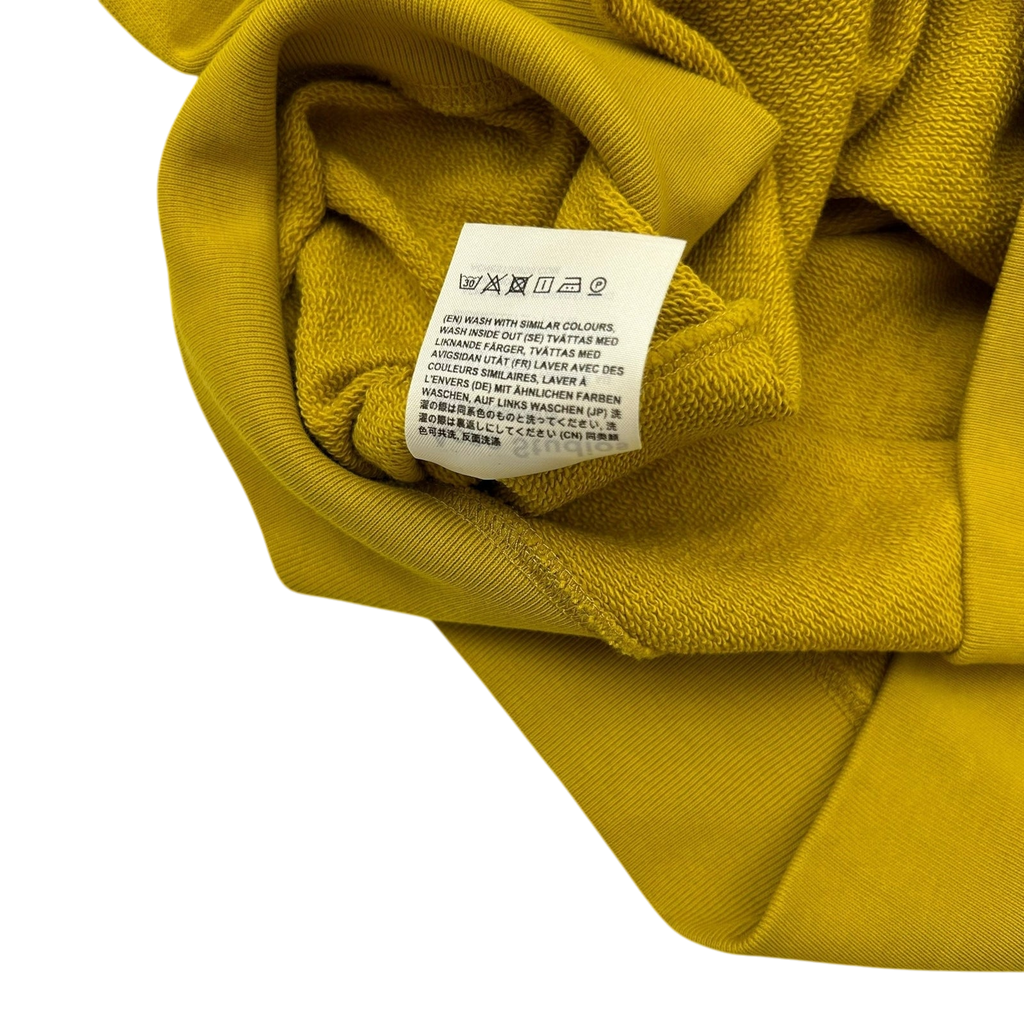 Acne Studios Yellow Oversized Forba Face Sweater (Fits L)