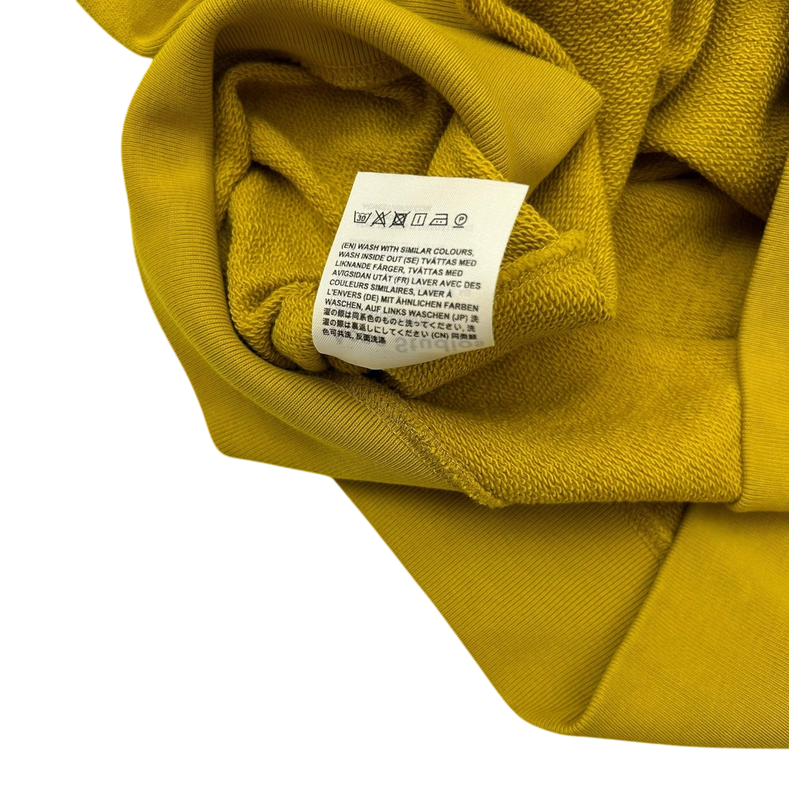Acne Studios Yellow Oversized Forba Face Sweater (Fits L)