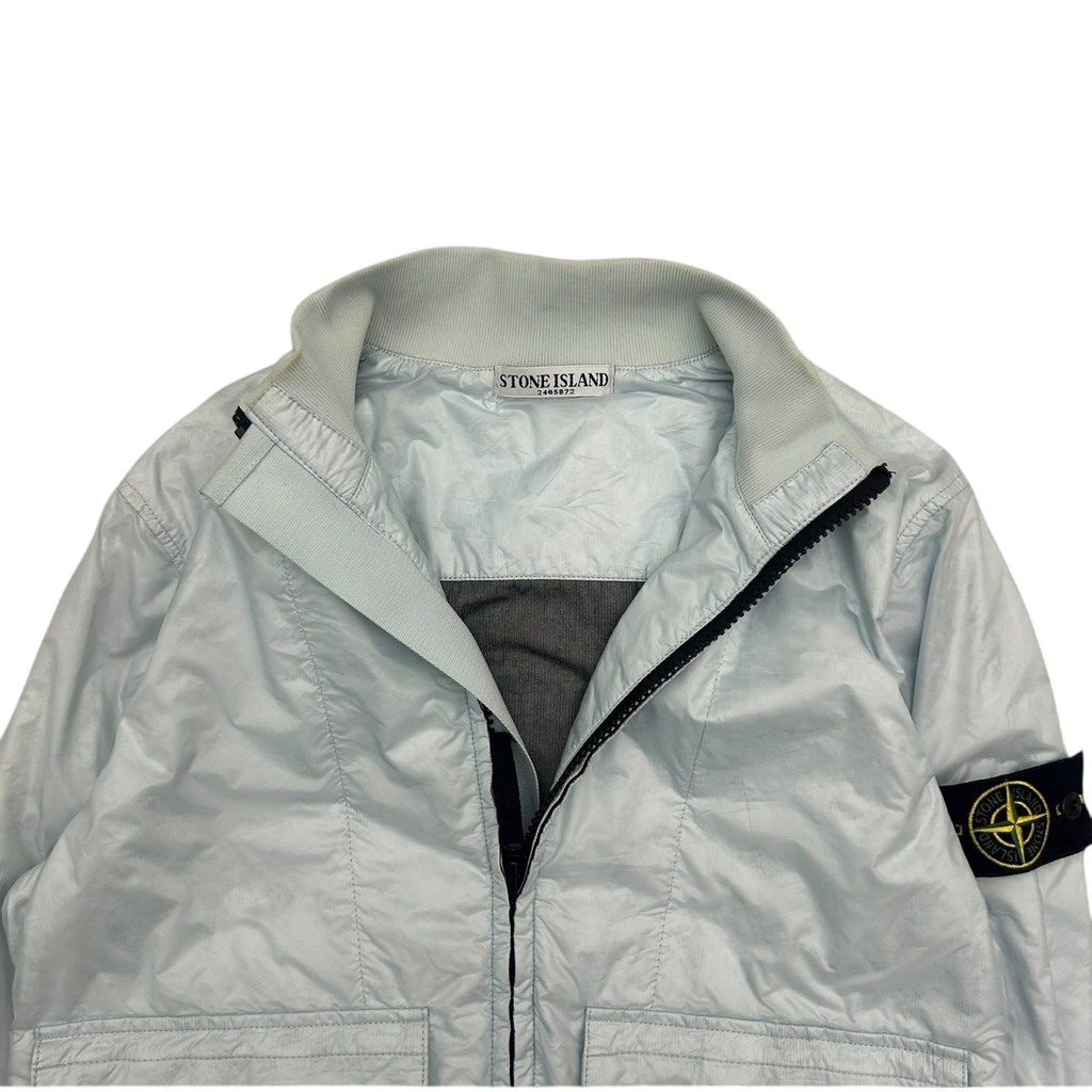 SS2011 Stone Island Rip Stop Bomber Jacket Ice Blue (Fits S/M)