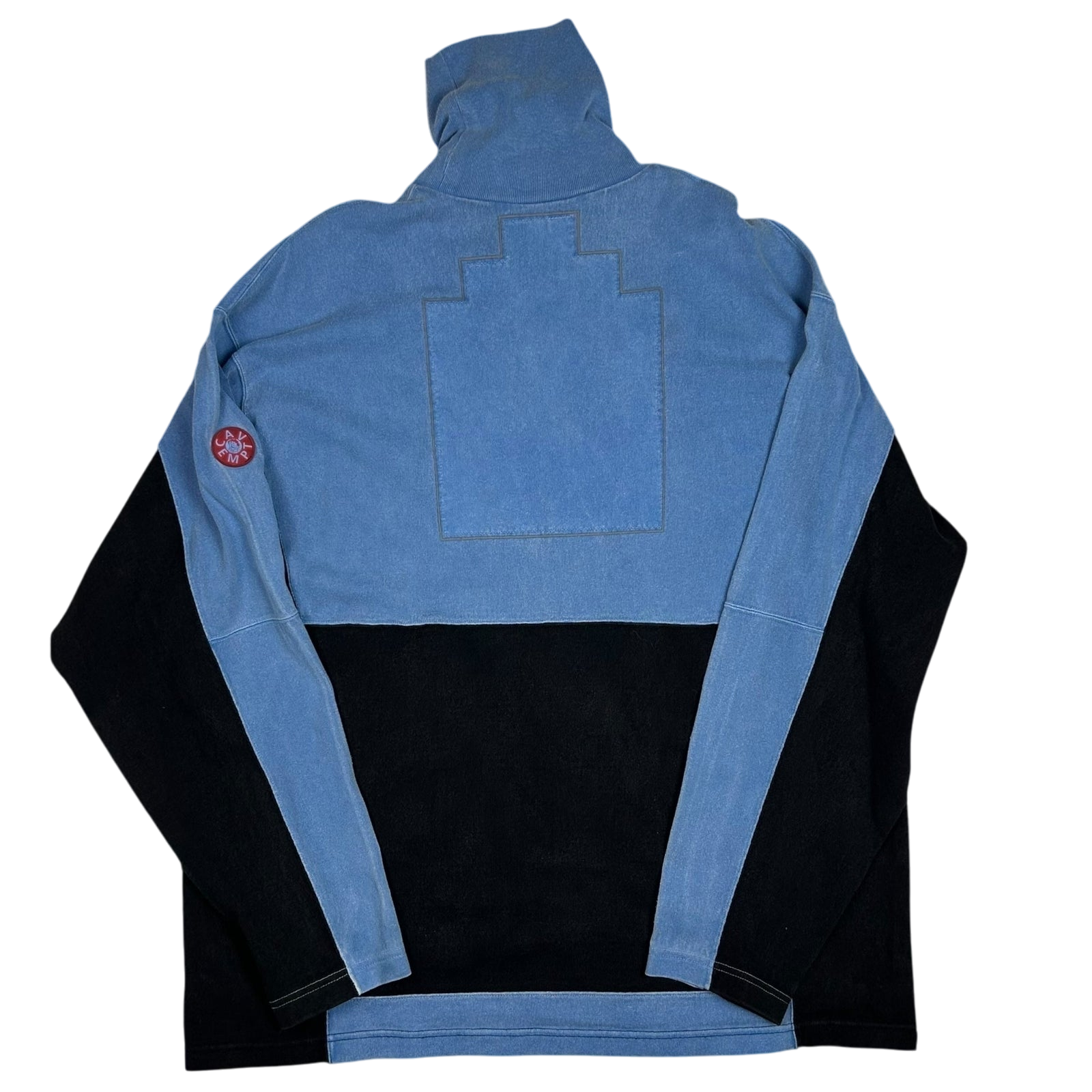 Cav Empt Turtle Neck Sweater Blue / Black (Size XL)