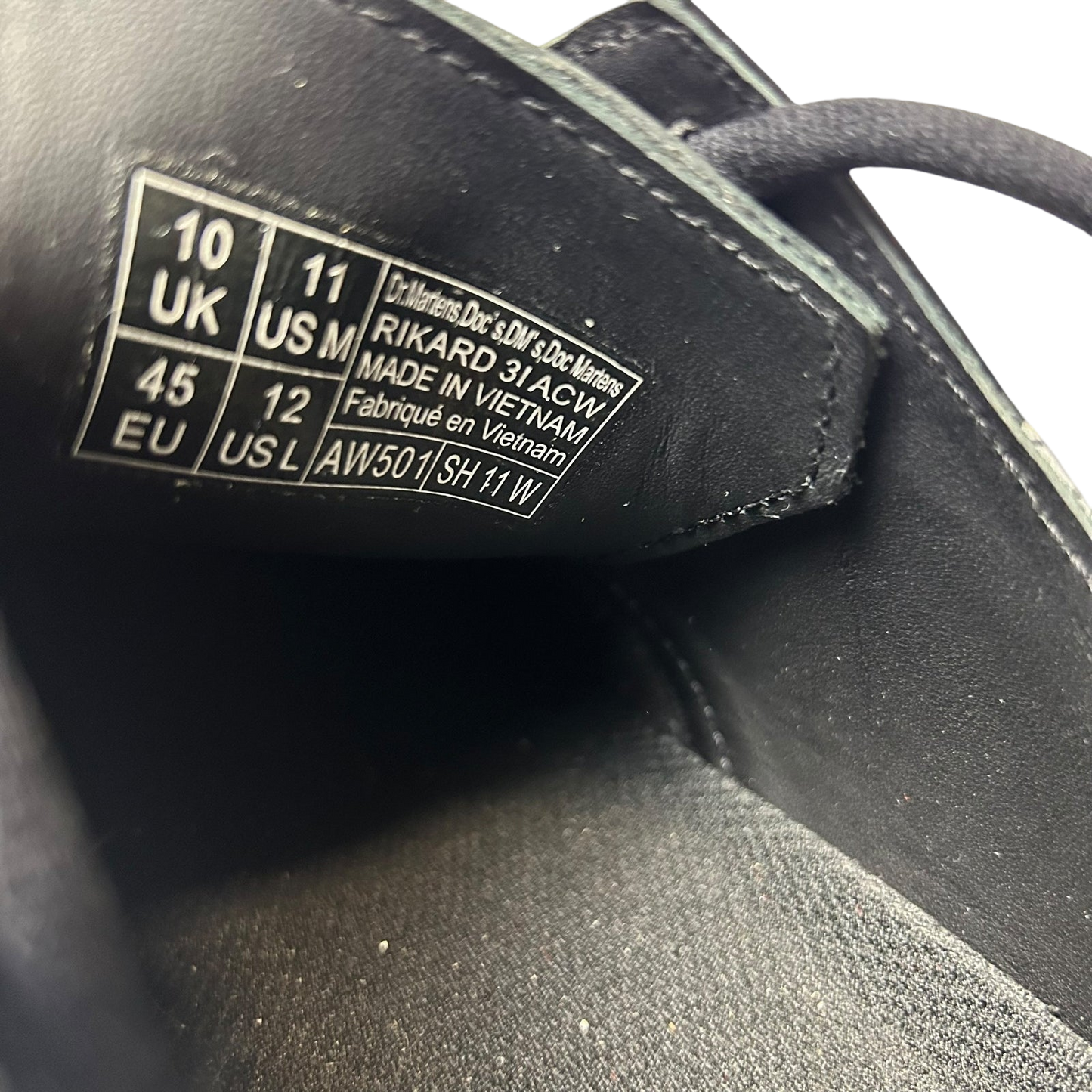 A COLD WALL X Doc Martin US 11 (fits size up)