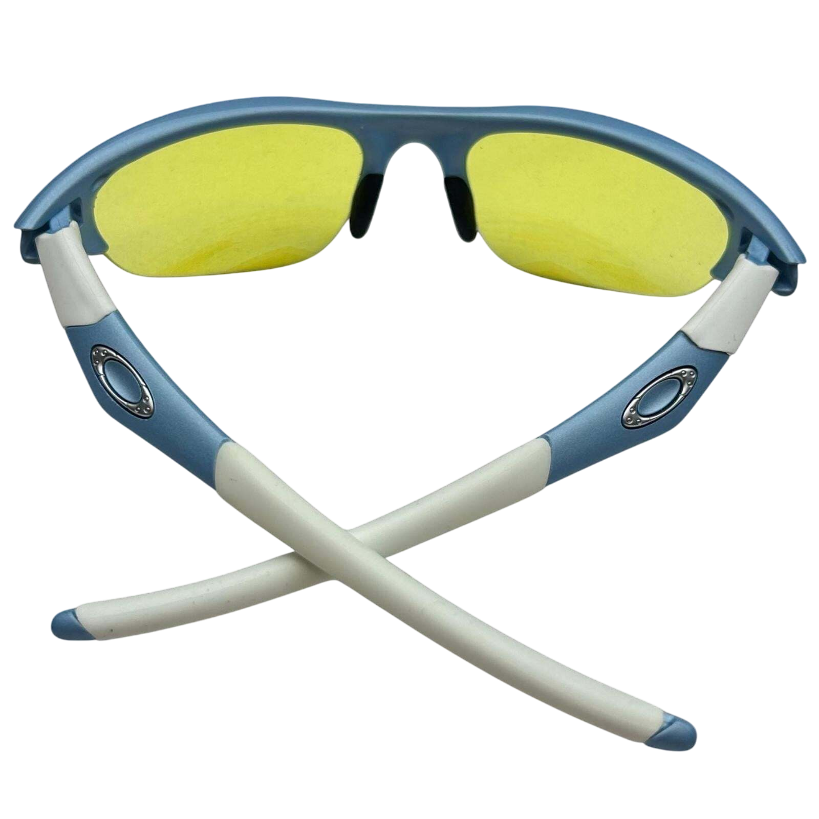 Vintage Oakley Half Jacket 1.0 Blue / White (with yellow lens)