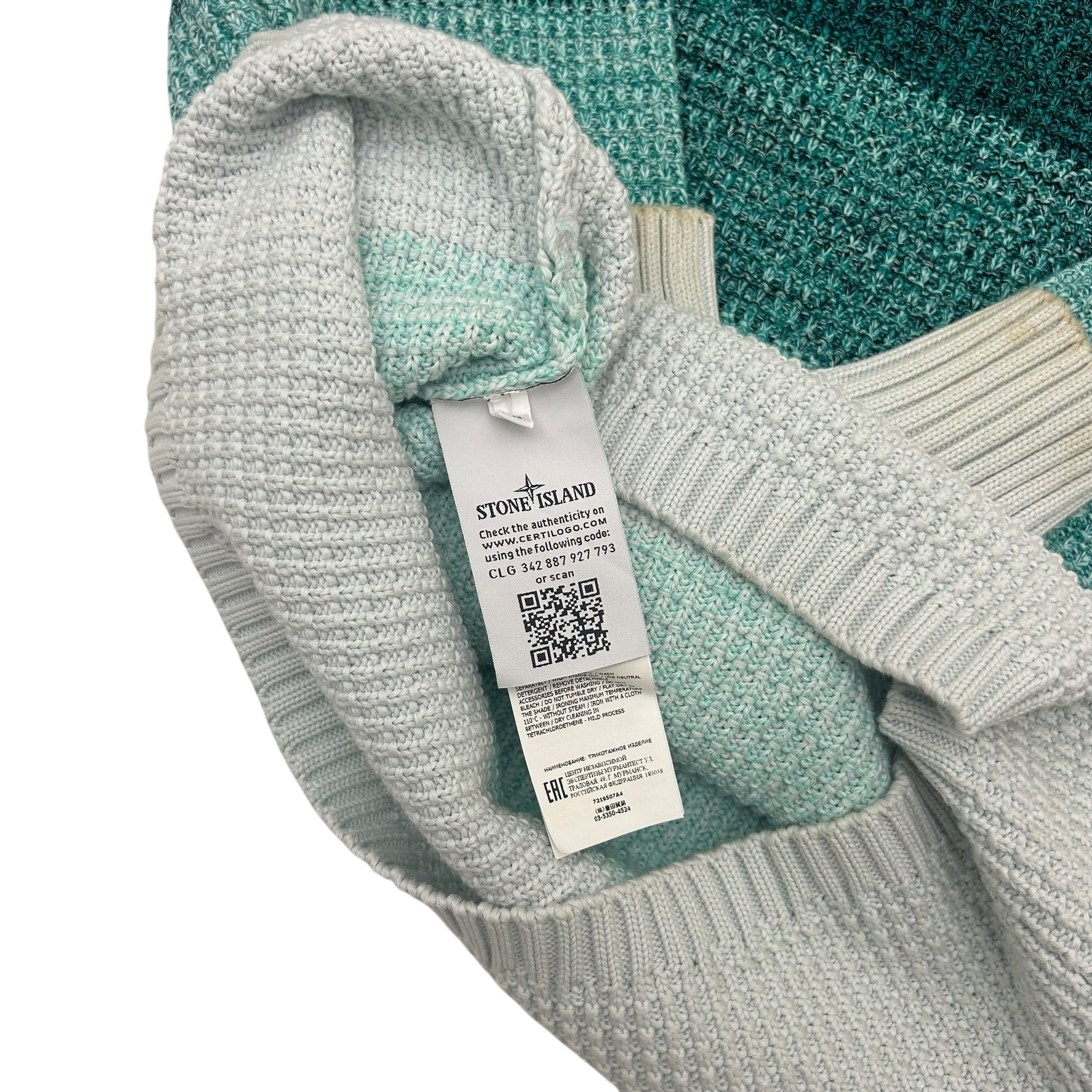 Stone Island Shadow Project Gradient Knit Sweater (Fits M/L)