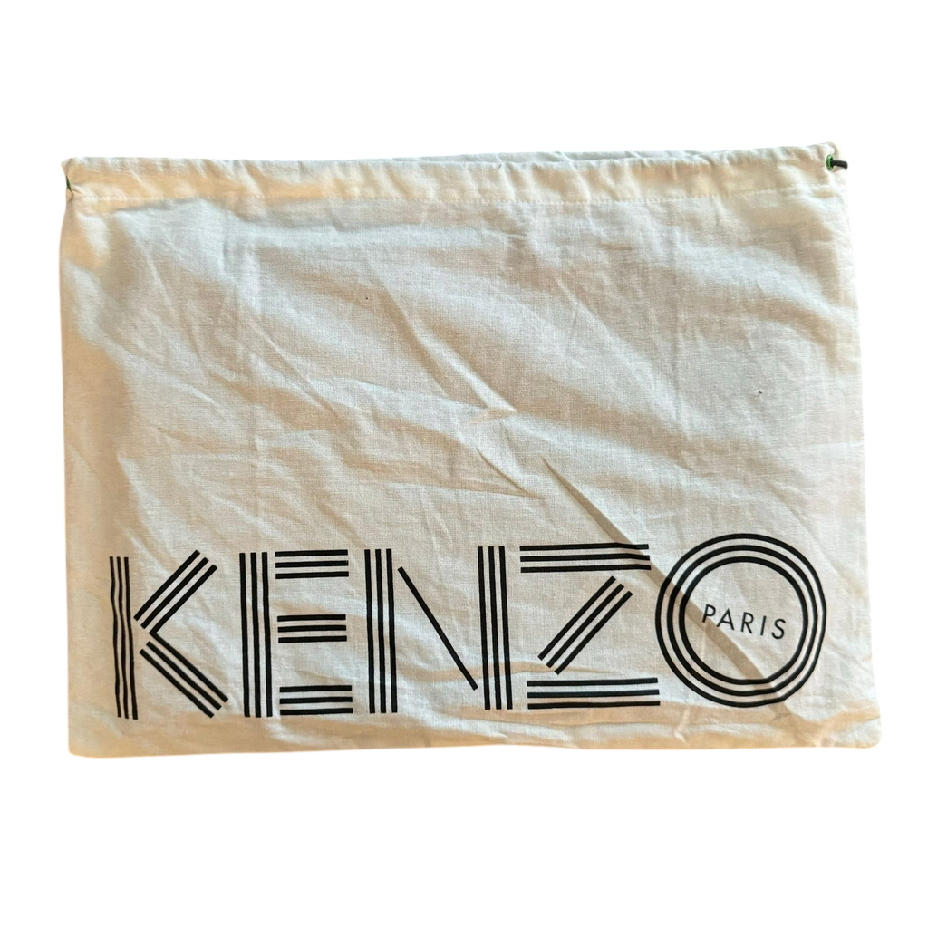 Kenzo Black / Green Mesh Clutch Bag