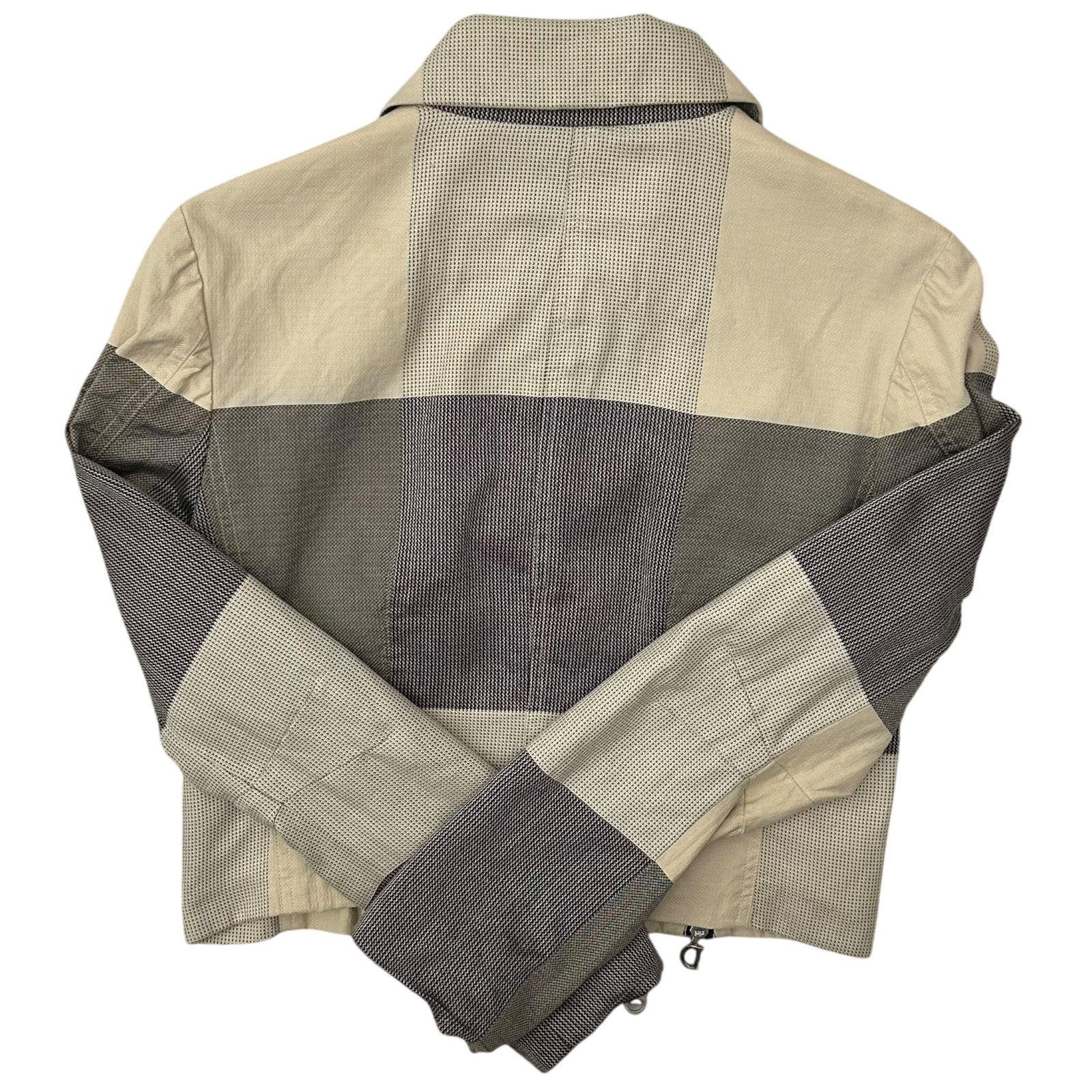 Dior Vintage Women’s Checkered Cropped Jacket (Size S-M Womens)