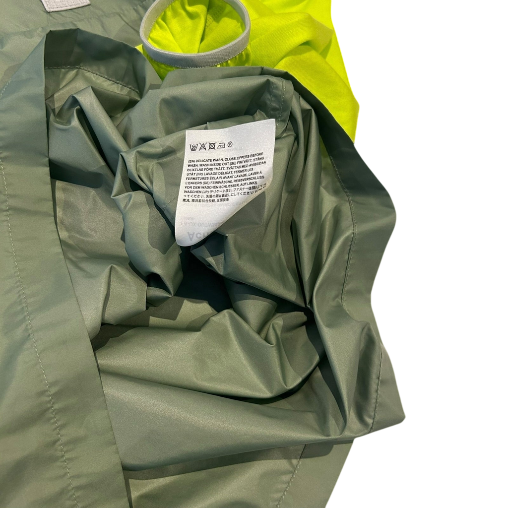 Acne Studios Contrast Windbreaker Jacket Green (Size S)