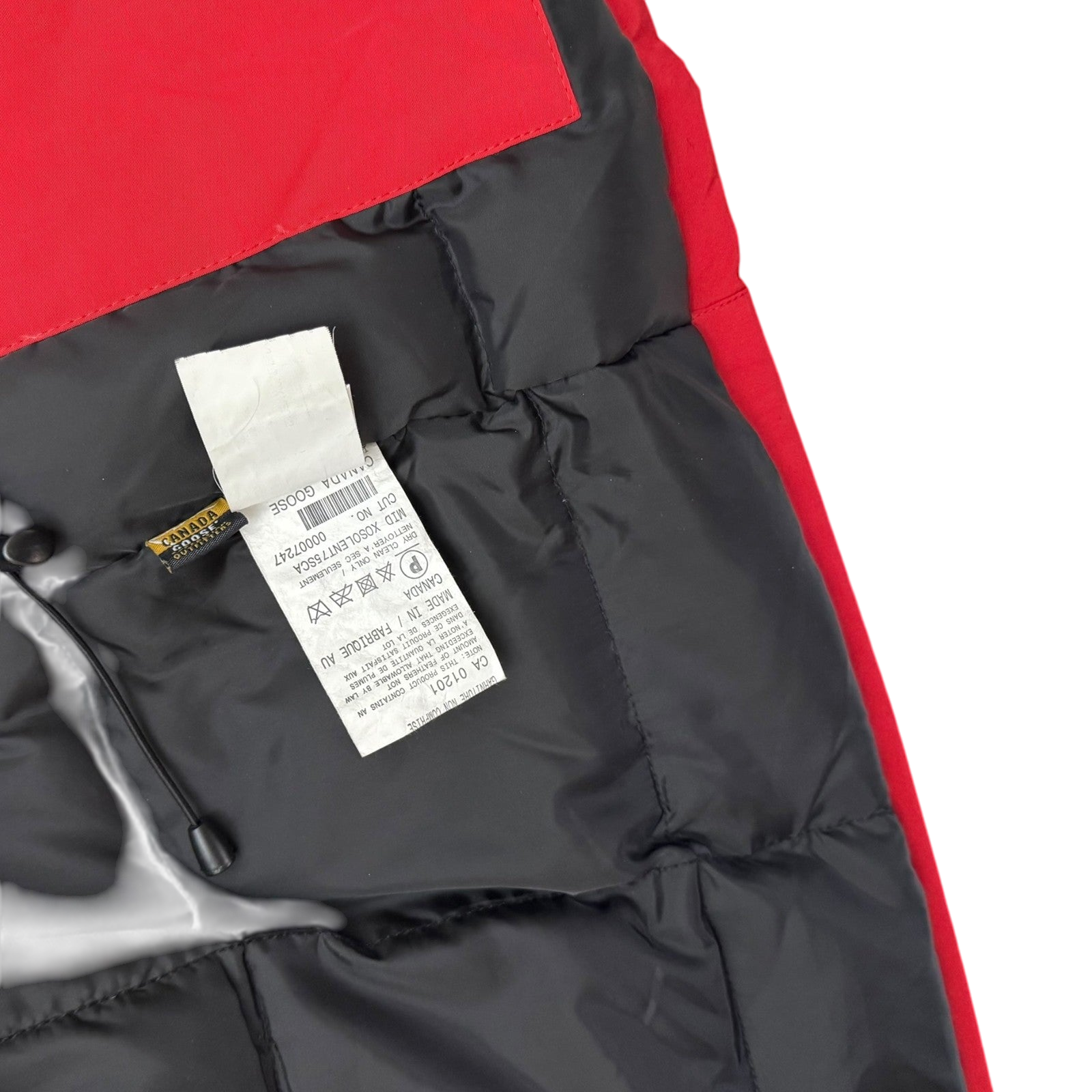 Canada Goose Vintage Expedition Down Fur-Trim Parka Red (Fits M-L)