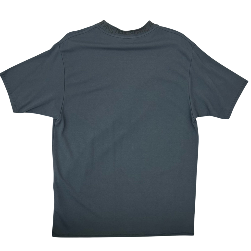 Acne Studios Jacquard LogoT-Shirt ‘Metallic Blue’ (Fits M)