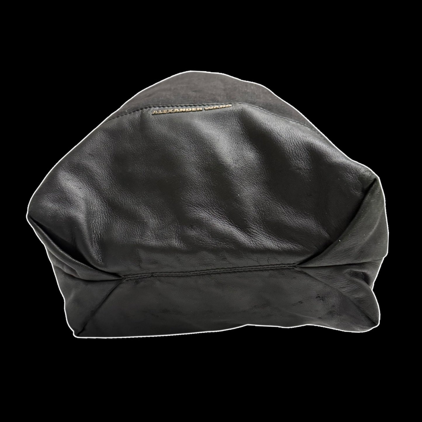 Alexander Wang SS11 Leather & Canvas Alpha Shopper Tote Bag Black