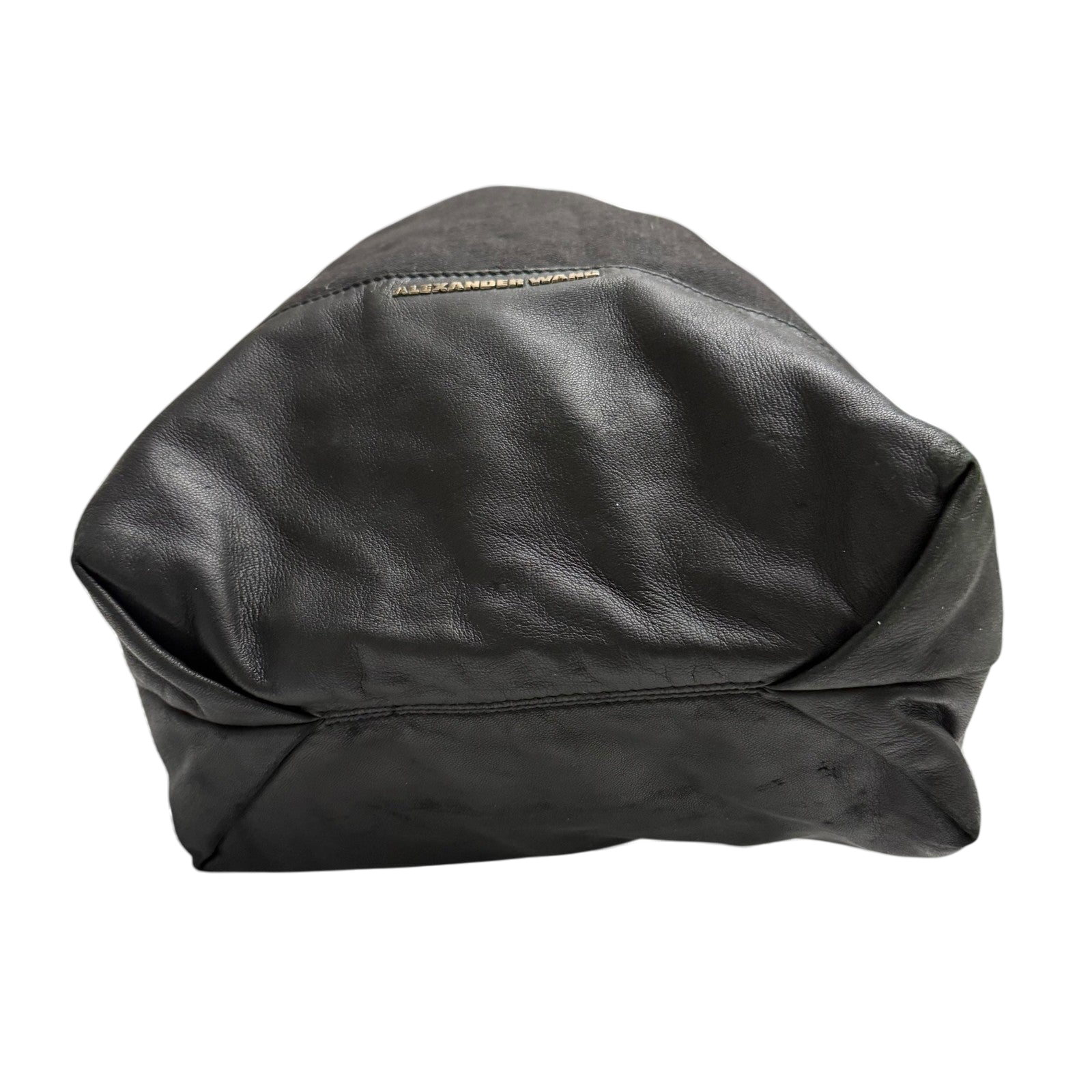 Alexander Wang SS11 Leather & Canvas Alpha Shopper Tote Bag Black