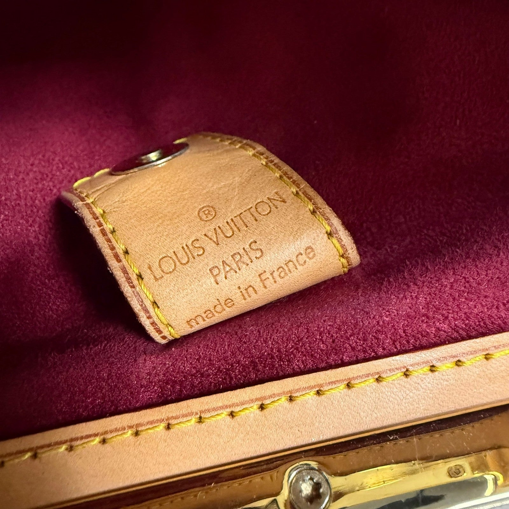 Louis Vuitton Judy Murakami Monogram Leather Bag White