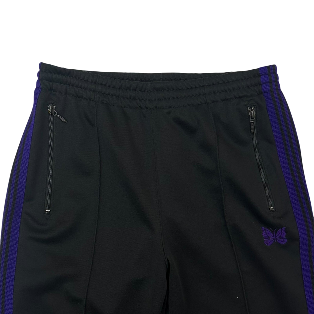 Needles Poly Smooth Track Pants Black/Purple (Size S)
