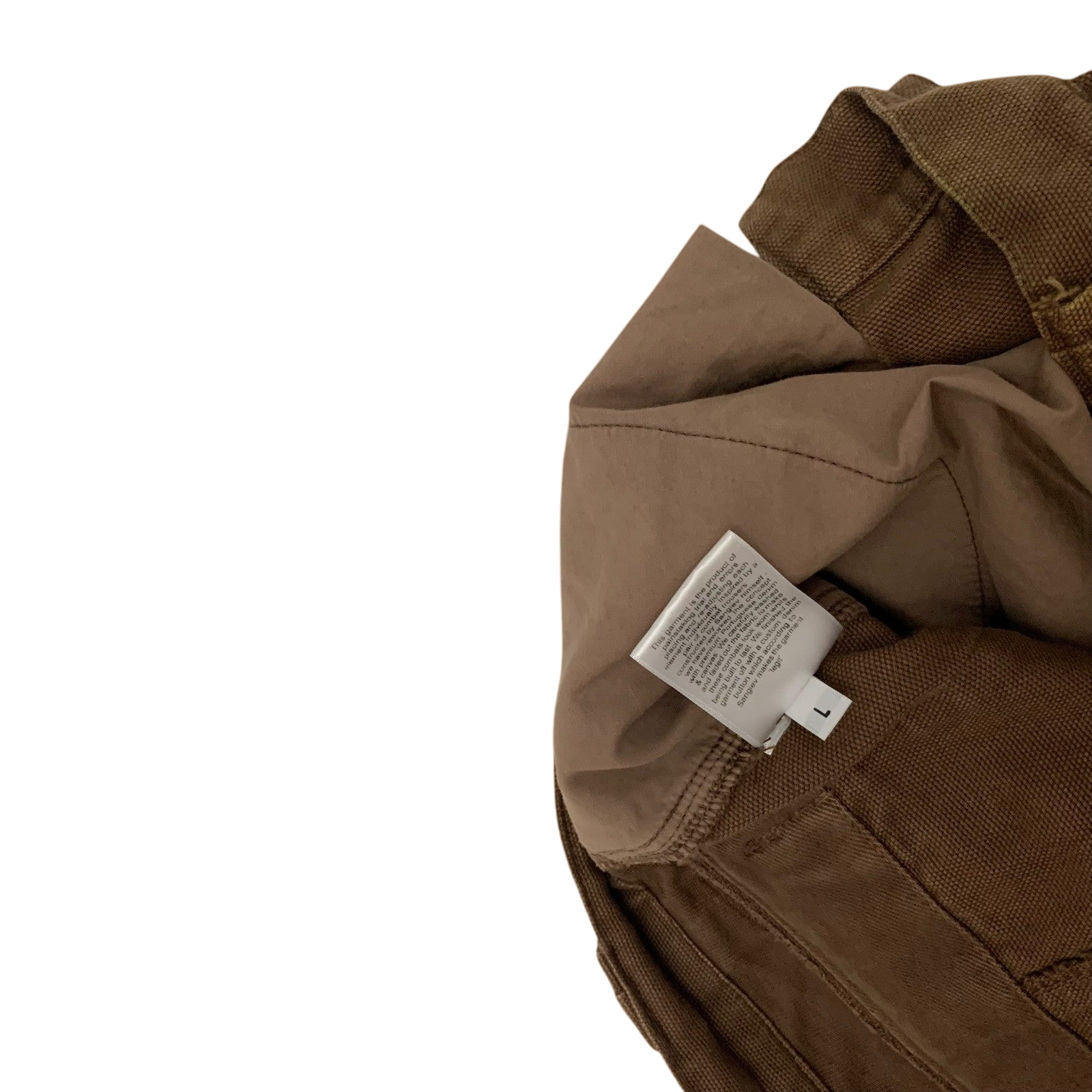 Sangiev Reconstructed Cargo Pants Brown (Size L)