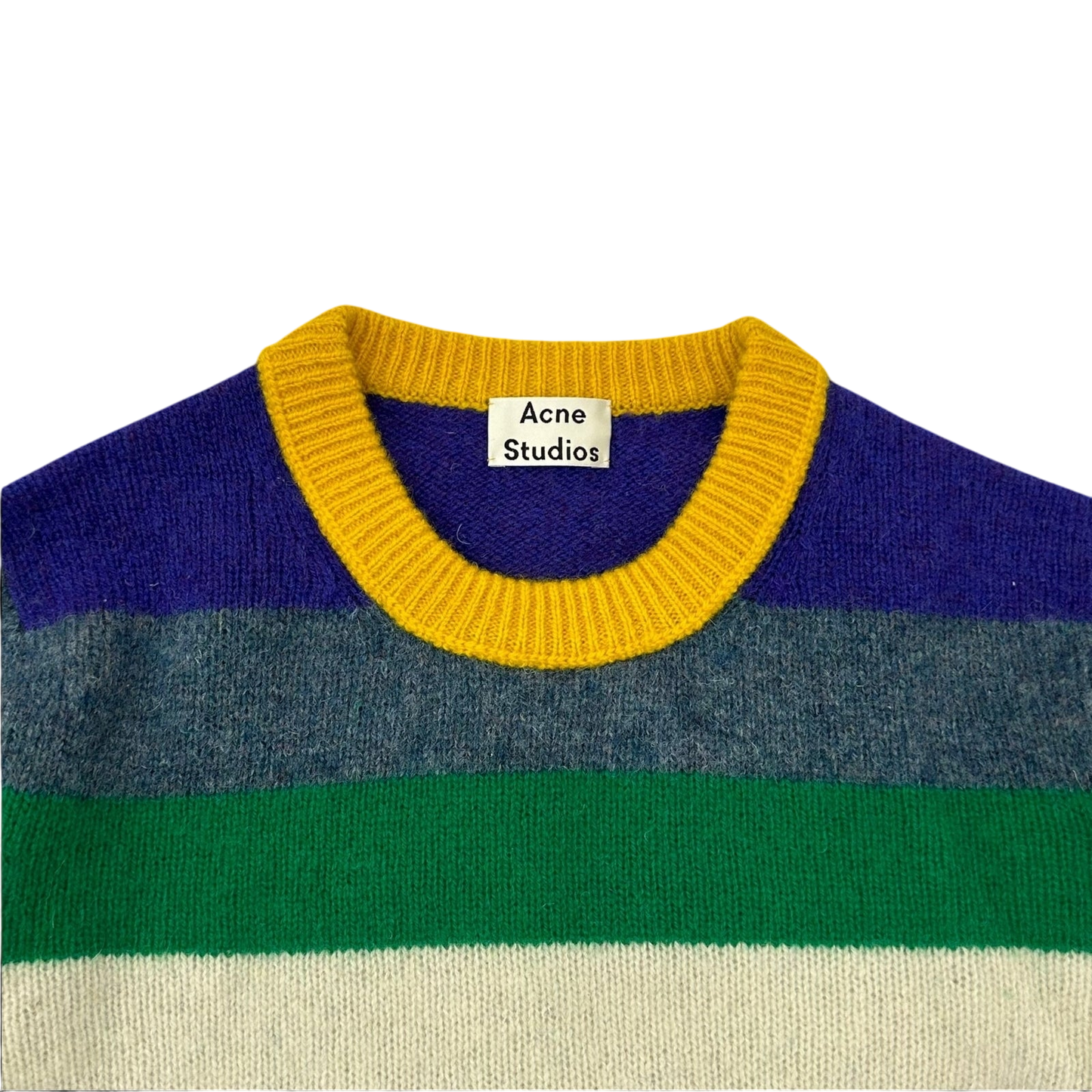 Acne Studios Kai Striped Wool Sweater (Fits M-L)