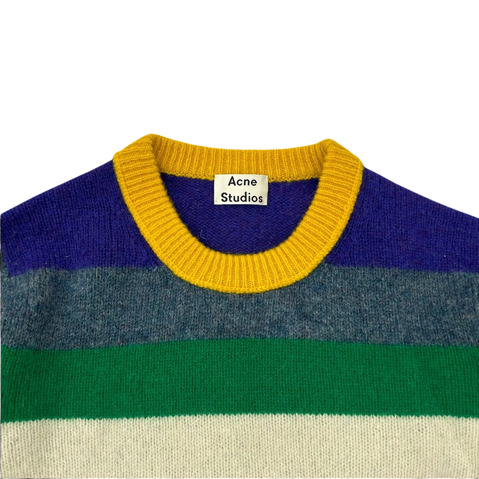 Acne Studios Kai Striped Wool Sweater (Fits M-L)
