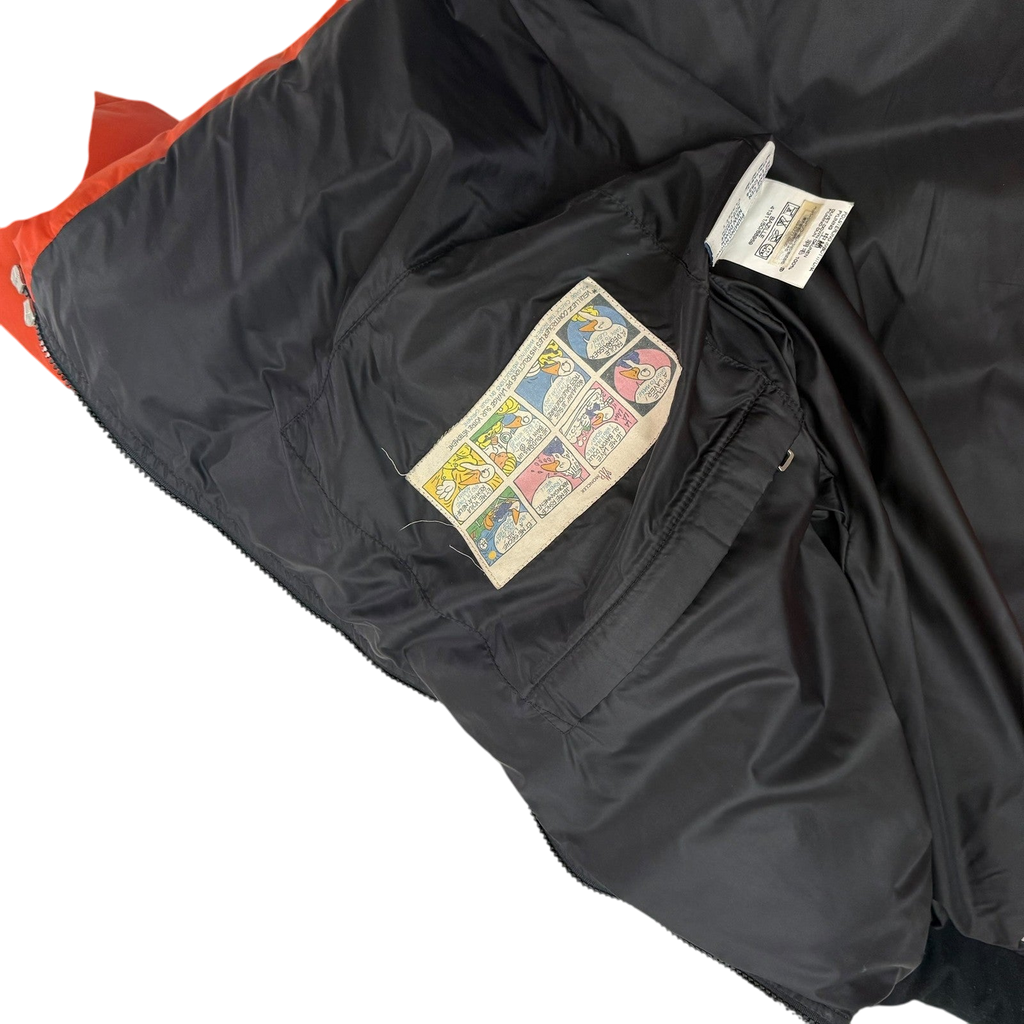 Moncler Vintage Maya Down Jacket Orange (Fits L)
