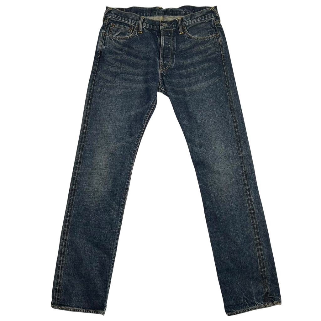 Vintage Evisu Navy Daicock Logo (Size 34")