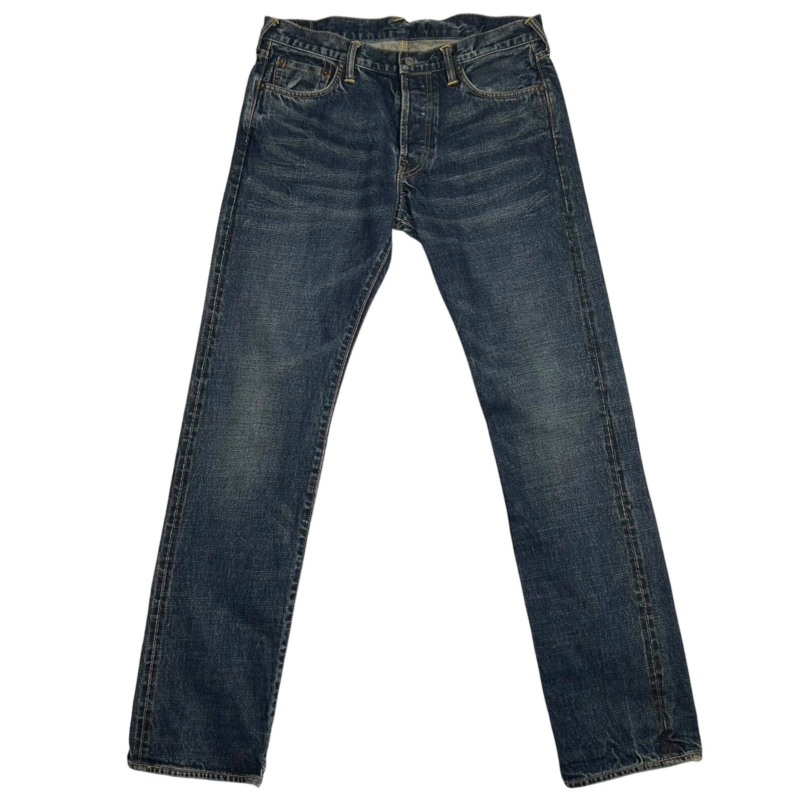 Vintage Evisu Navy Daicock Logo (Size 34")