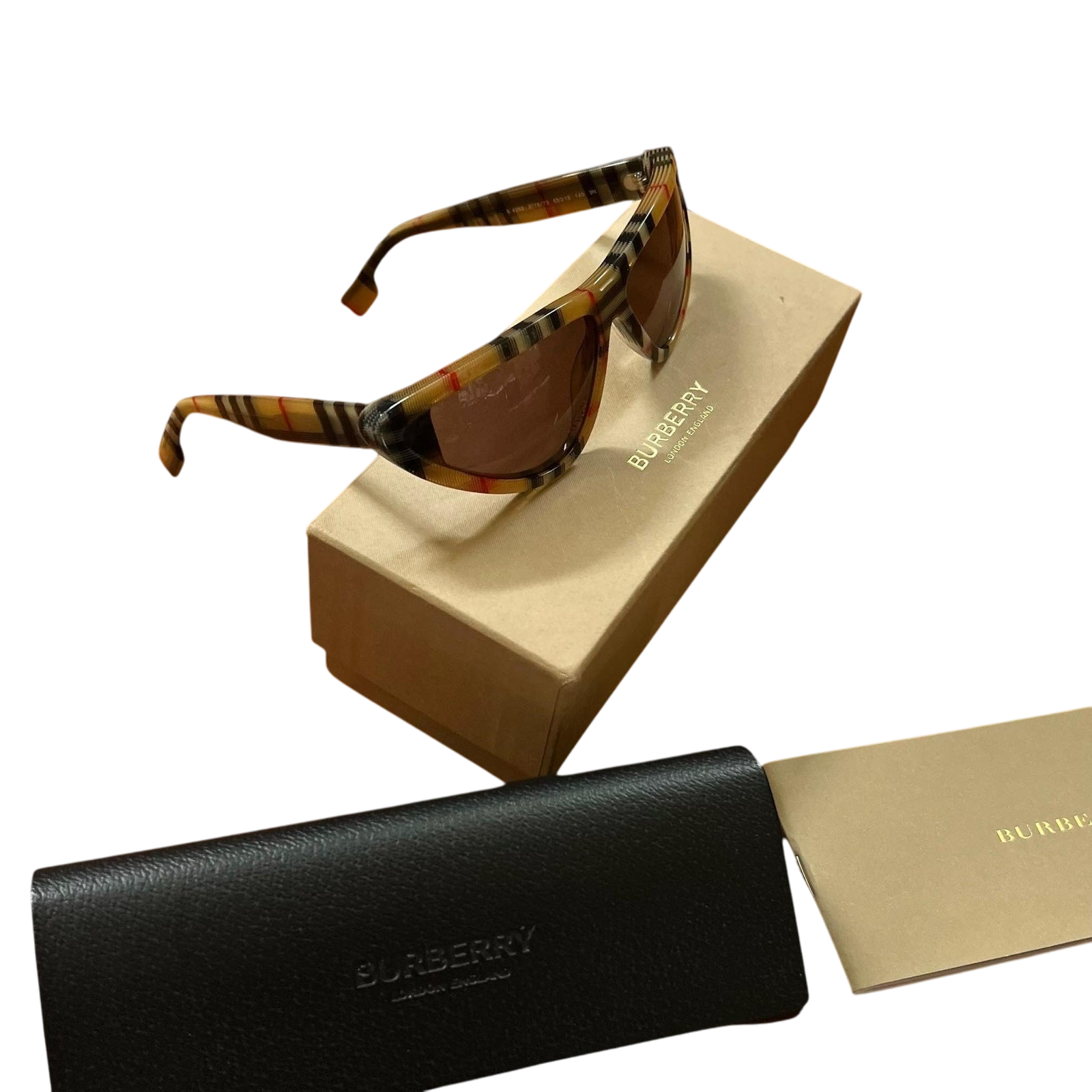 Burberry Nova Check Cat Eye Sunglasses