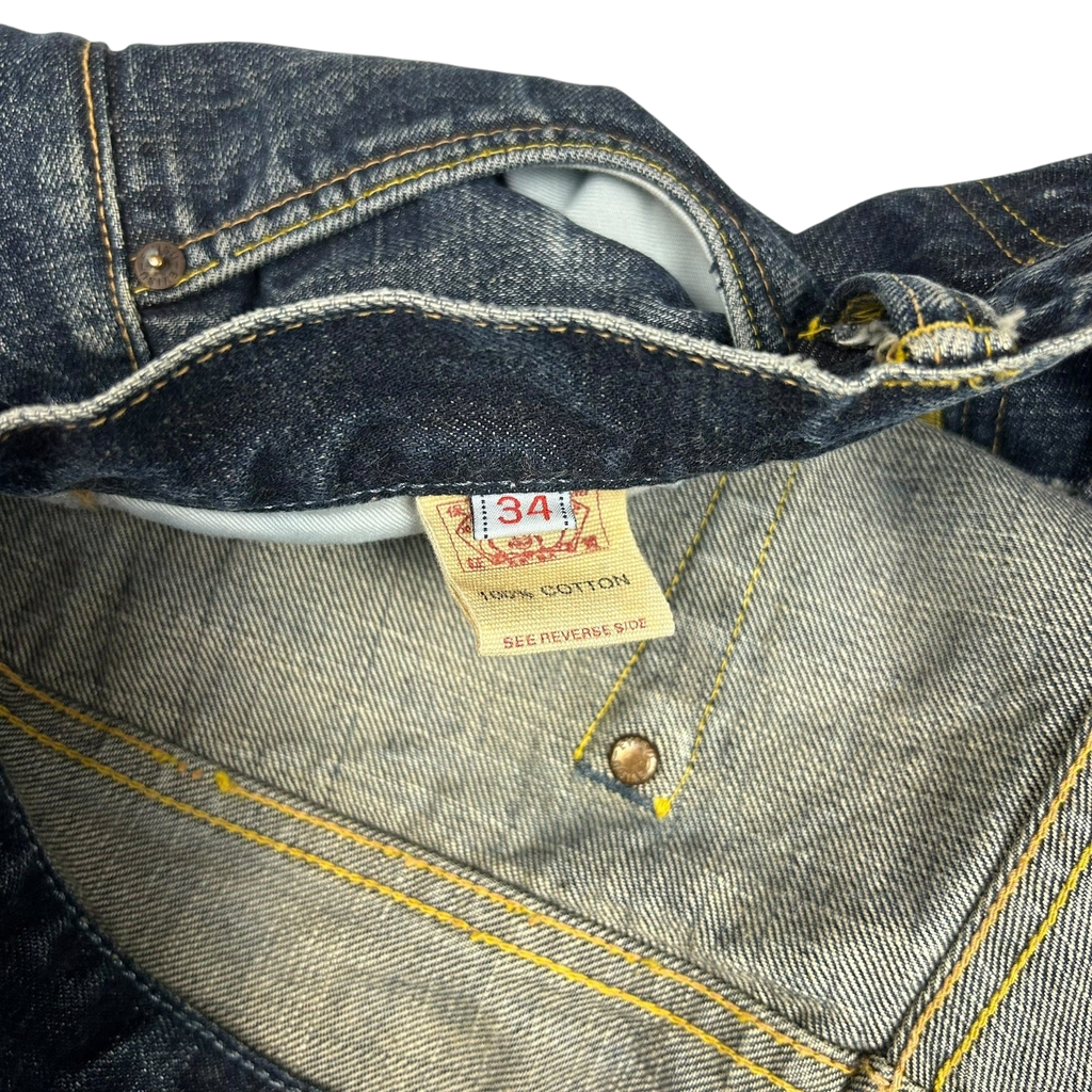 Vintage Evisu Navy Daicock Logo (Size 34")