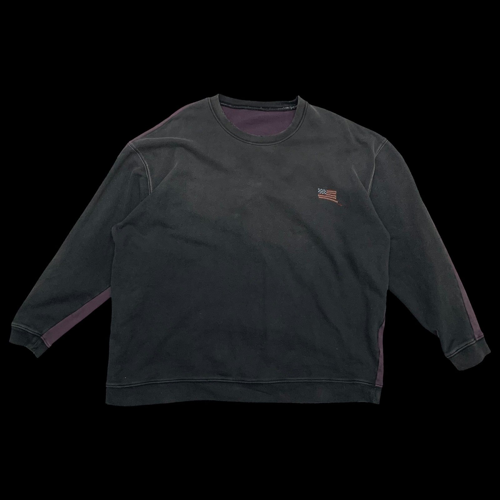Kapital 2 Tone Remake Oversized Bone Sweatshirt (Free size)