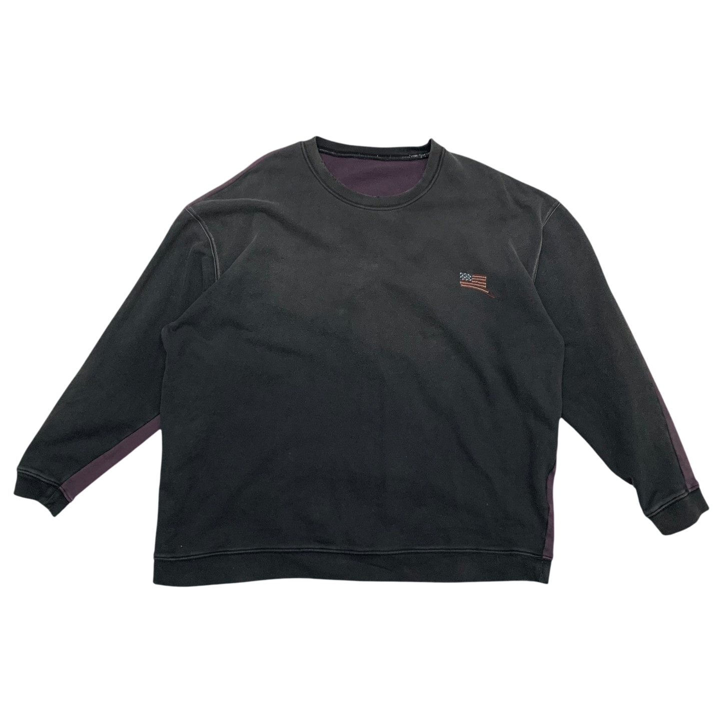 Kapital 2 Tone Remake Oversized Bone Sweatshirt (Free size)