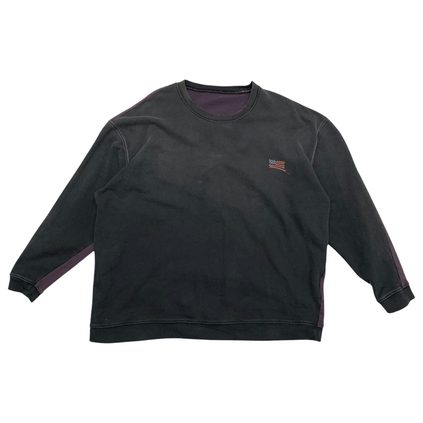 Kapital 2 Tone Remake Oversized Bone Sweatshirt (Free size)