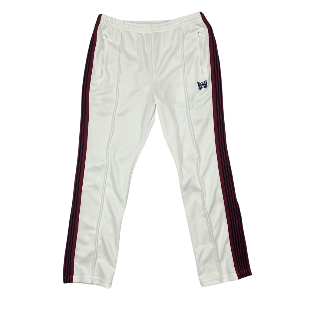 Needles Poly Smooth Track Pants White/Red/Purple (Size L)