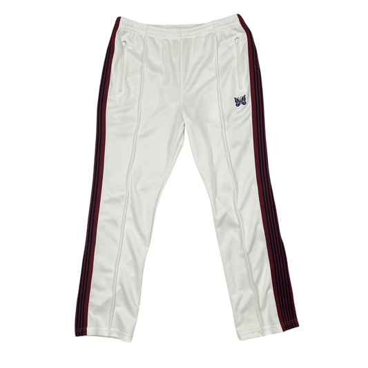 Needles Poly Smooth Track Pants White/Red/Purple (Size L)
