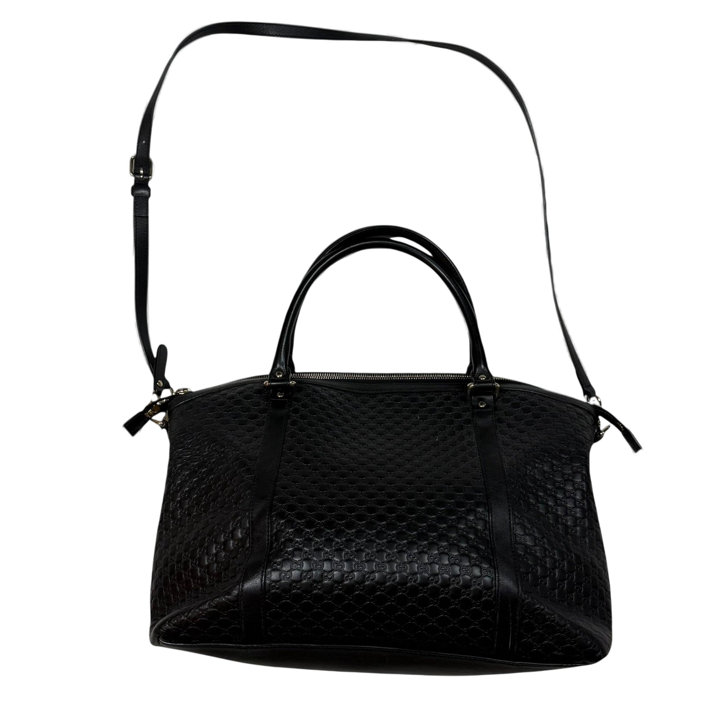 Gucci Microguccissima Large Dome Leather Bag Black