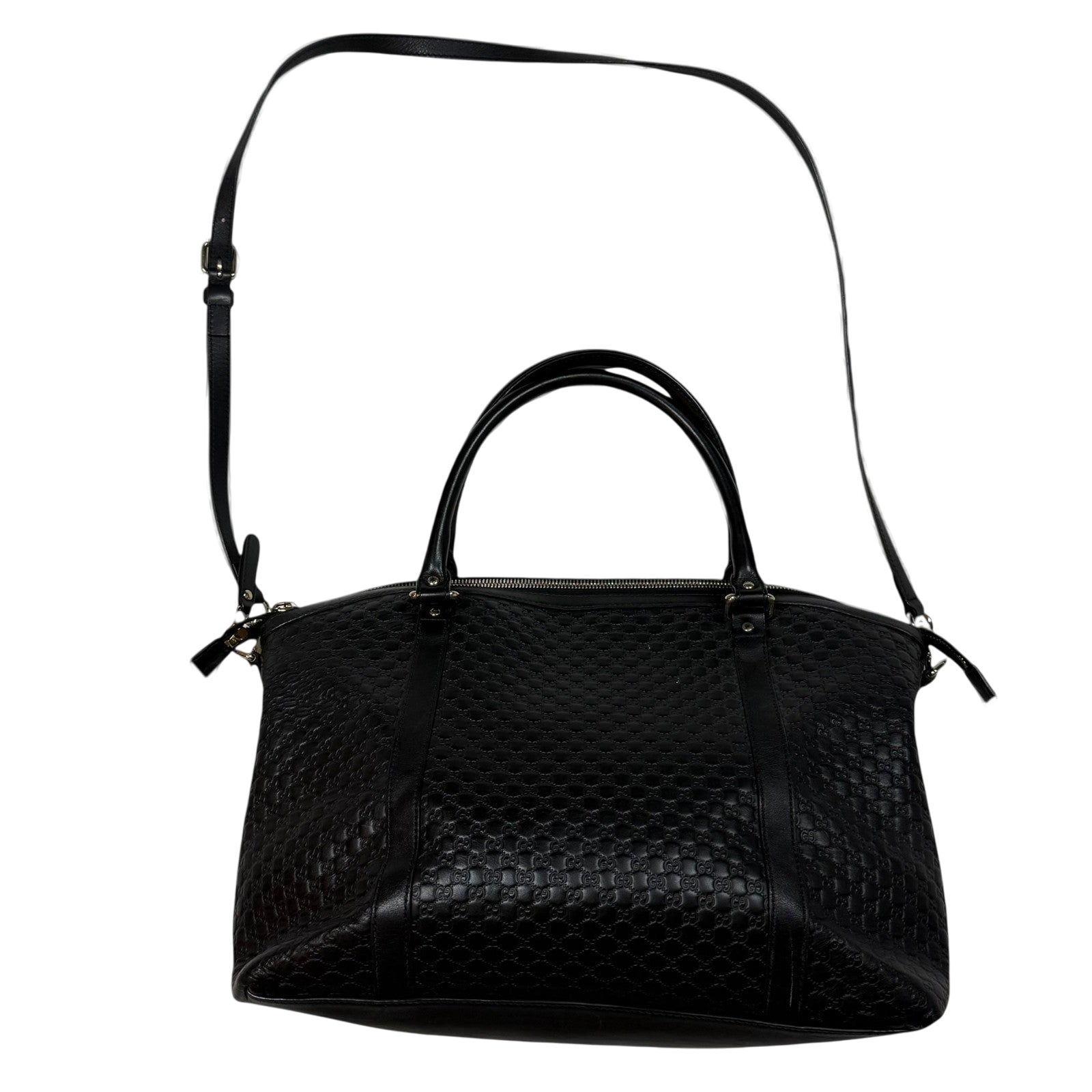 Gucci Microguccissima Large Dome Leather Bag Black