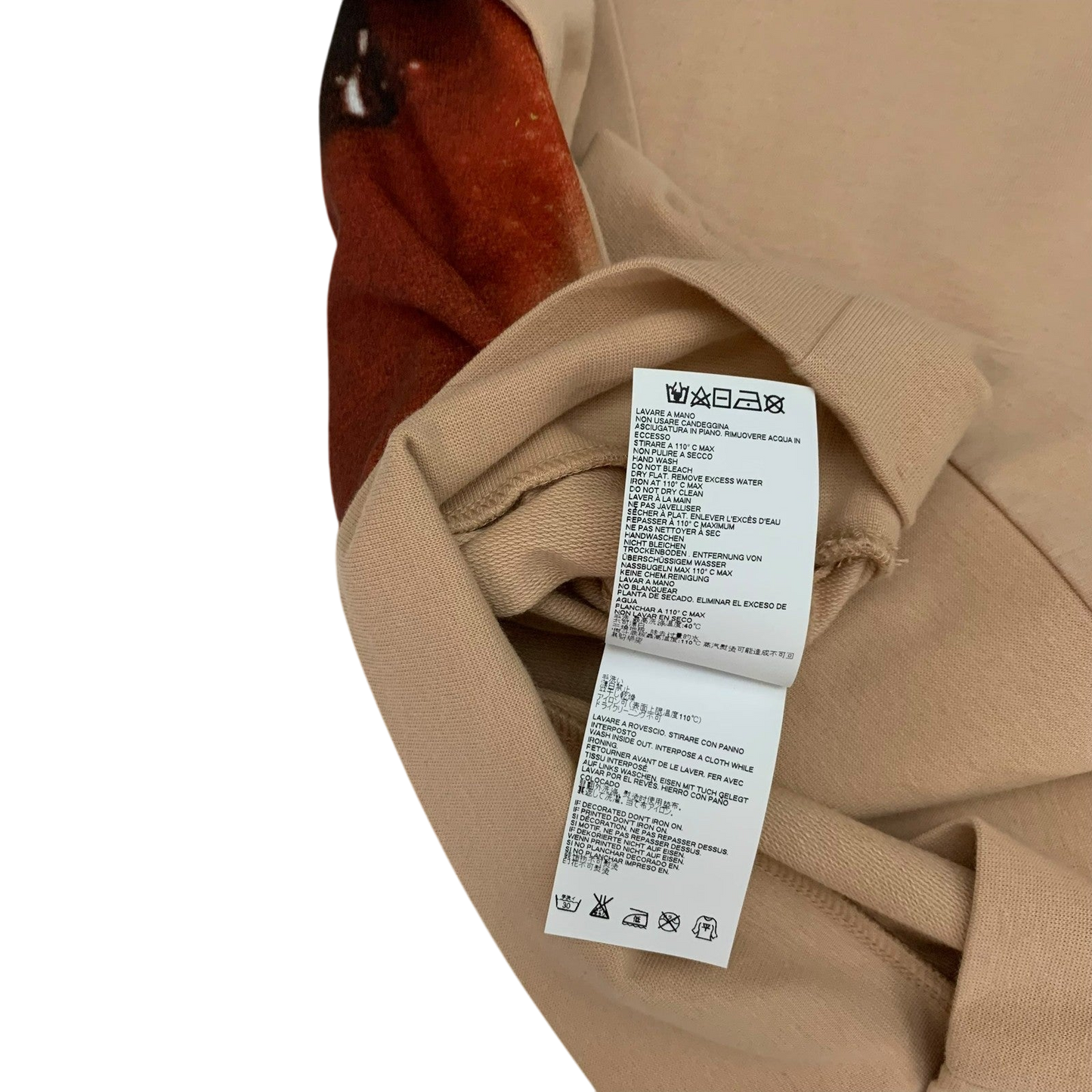 Vivienne Westwood Lip Print Sweatshirt Nude (Fits M-L)