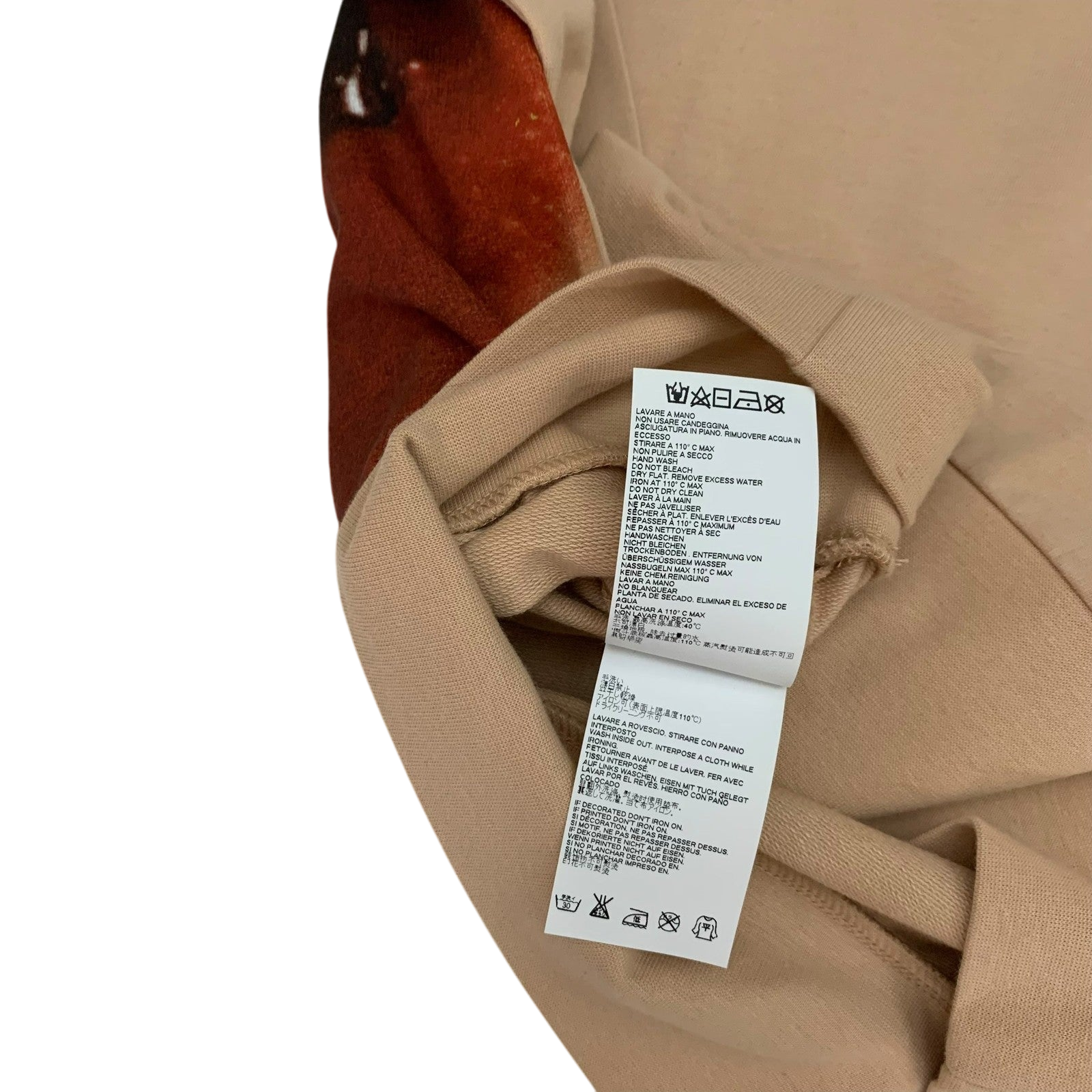 Vivienne Westwood Lip Print Sweatshirt Nude (Fits M-L)