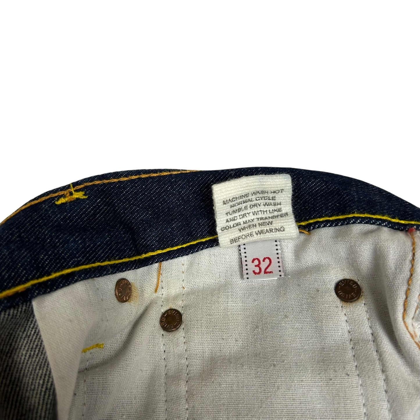 Vintage Evisu Red Daicock Logo Jeans (Fits 32")