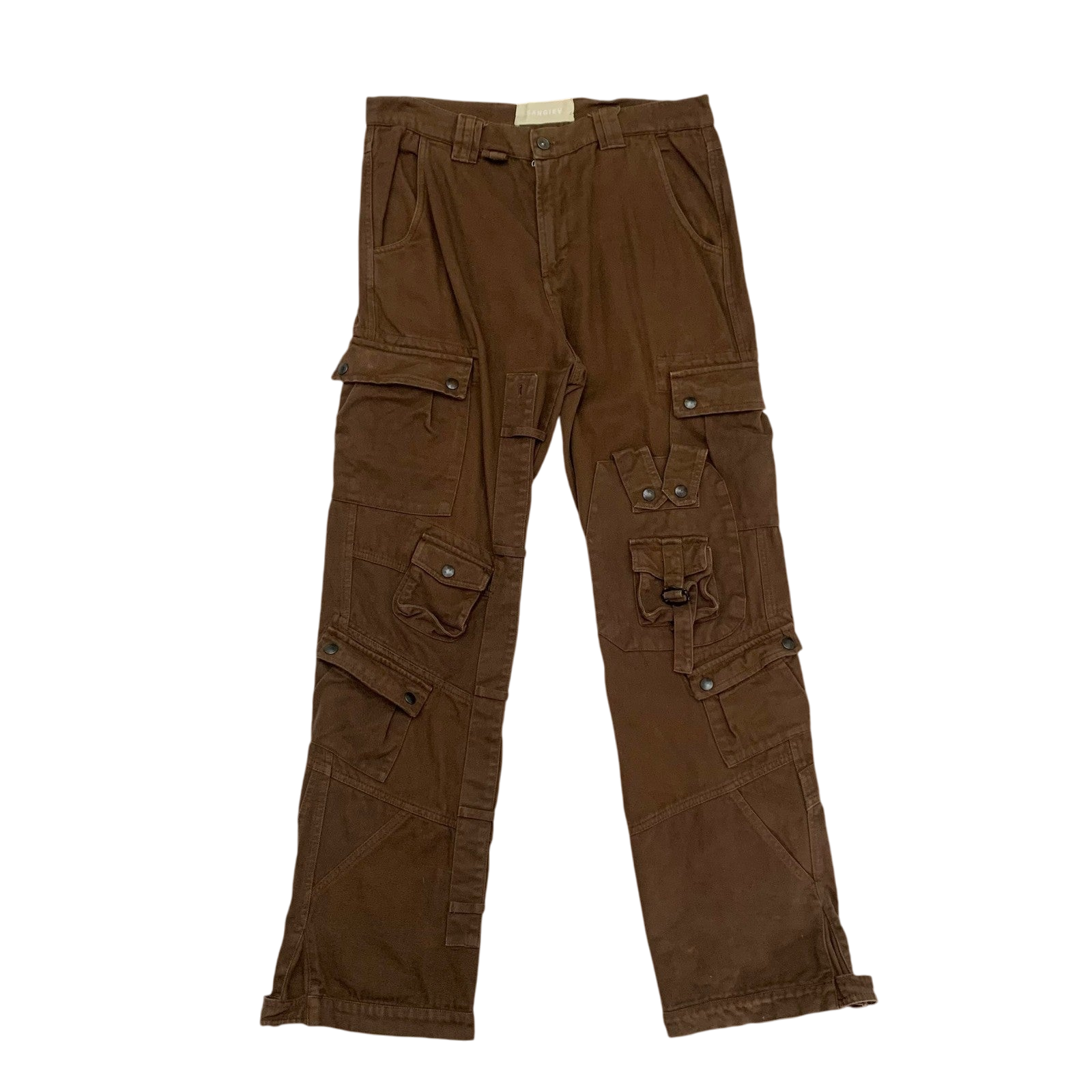Sangiev Reconstructed Cargo Pants Brown (Size L)