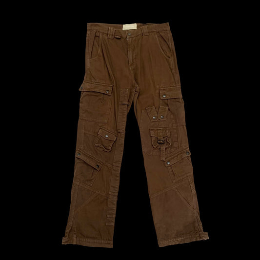 Sangiev Reconstructed Cargo Pants Brown (Size L)