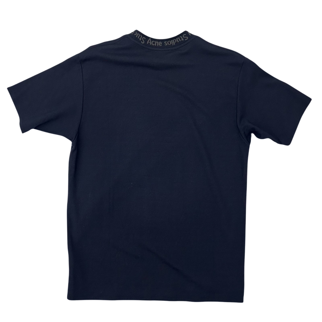 Acne Studios Jacquard Logo T-Shirt Navy (Fits M-L)